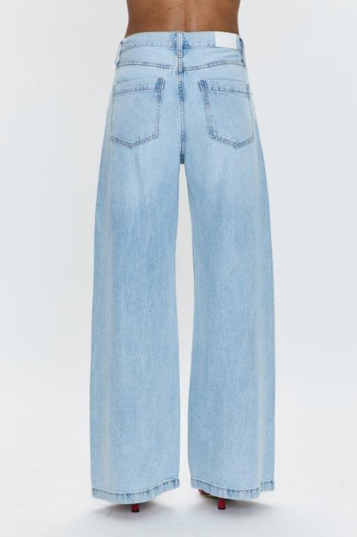 Jadyn Low Slung Palazzo Jean - Chateau