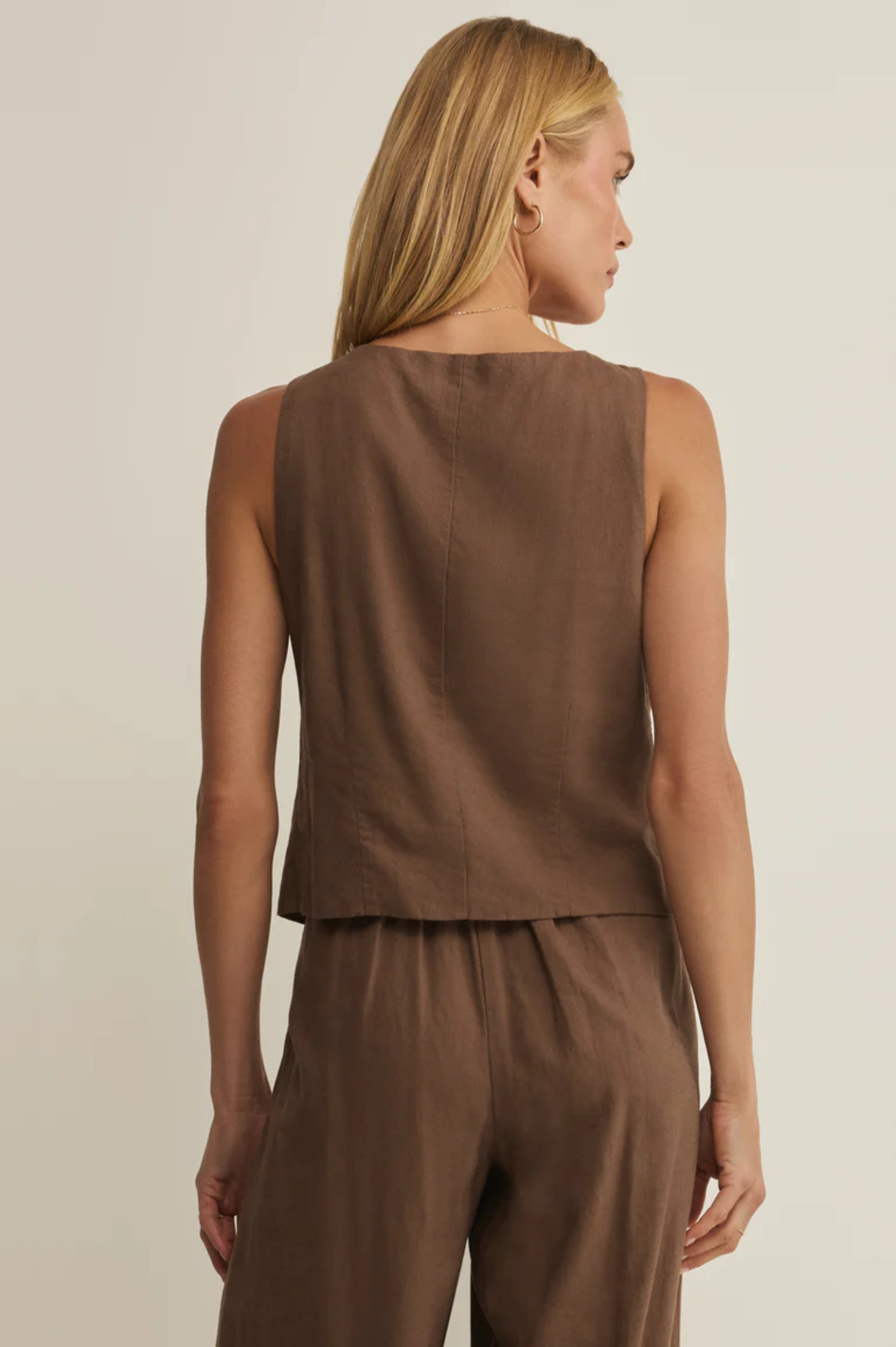 Roman Linen Vest