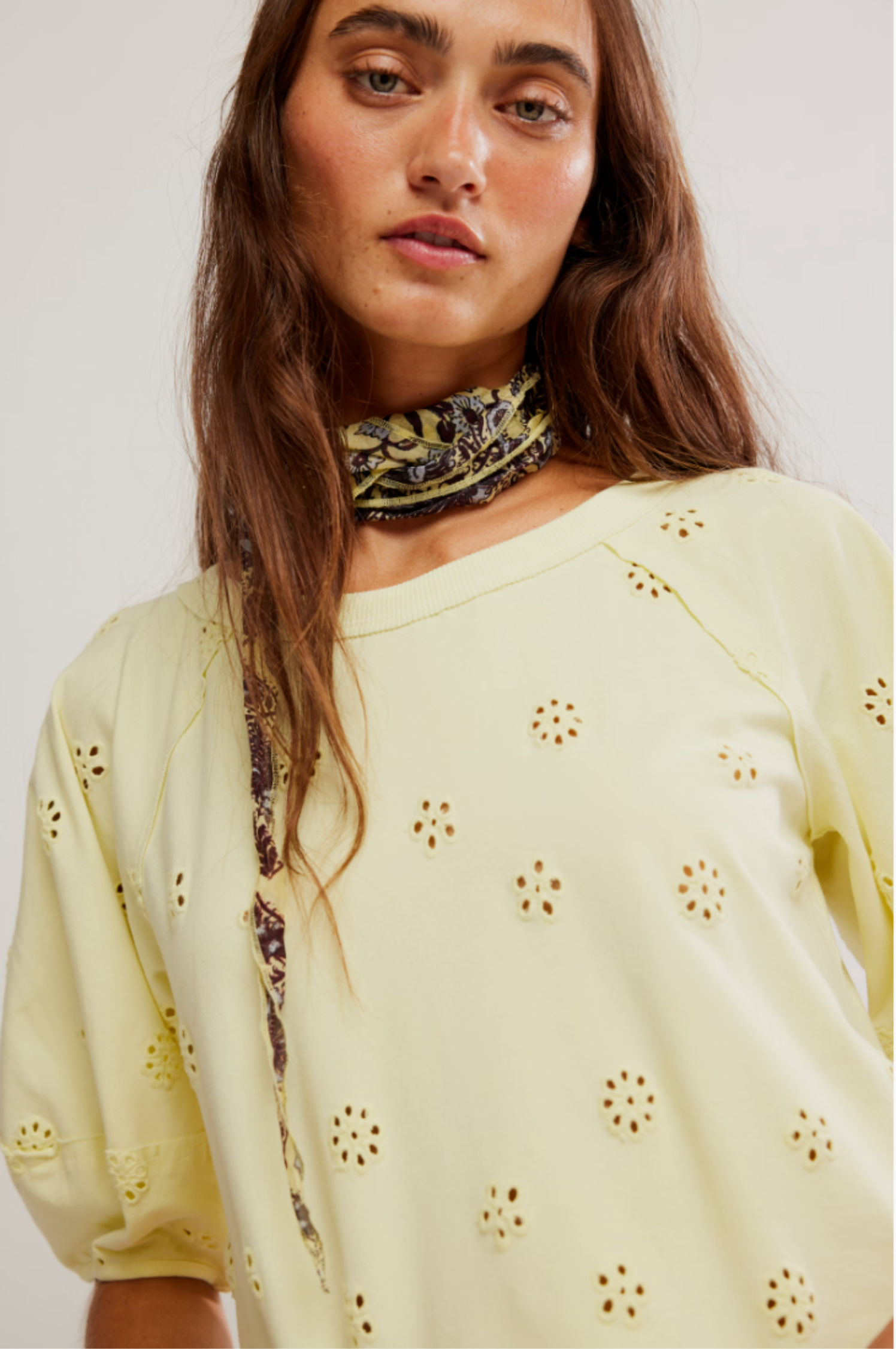 Jessie Eyelet Tee