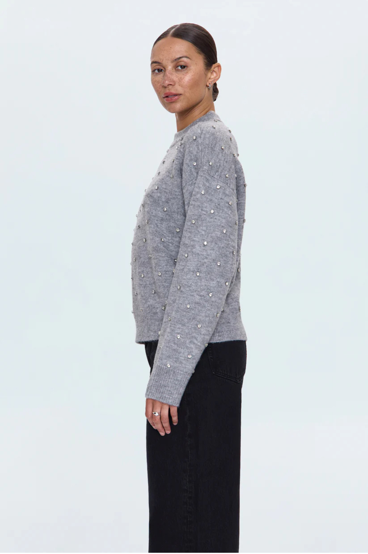 Aura Relaxed Crew Neck Sweater
