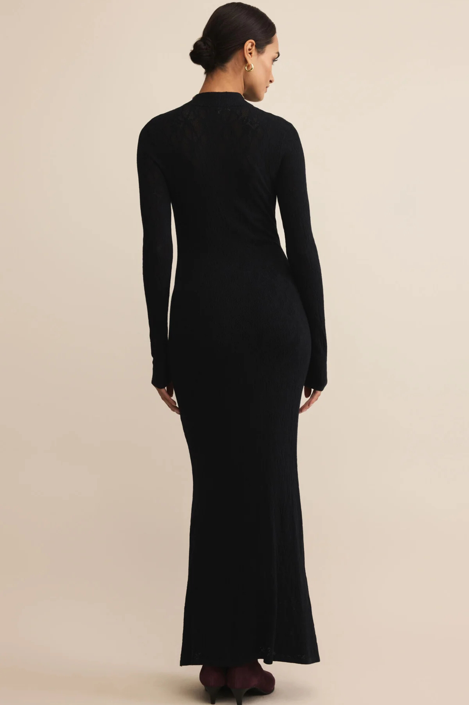 Aden Mesh Sweater Dress