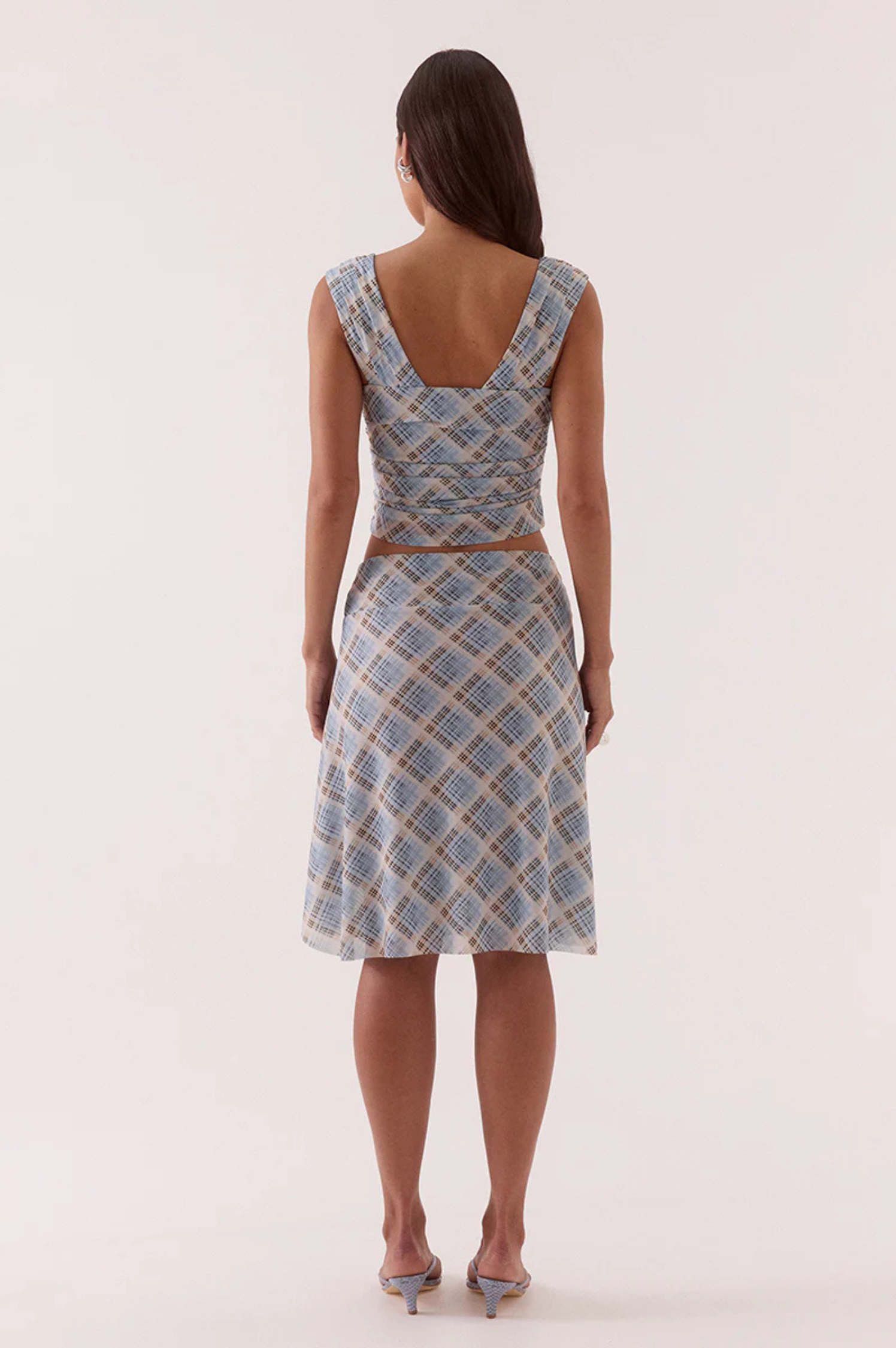 Novalyn Plaid Skirt