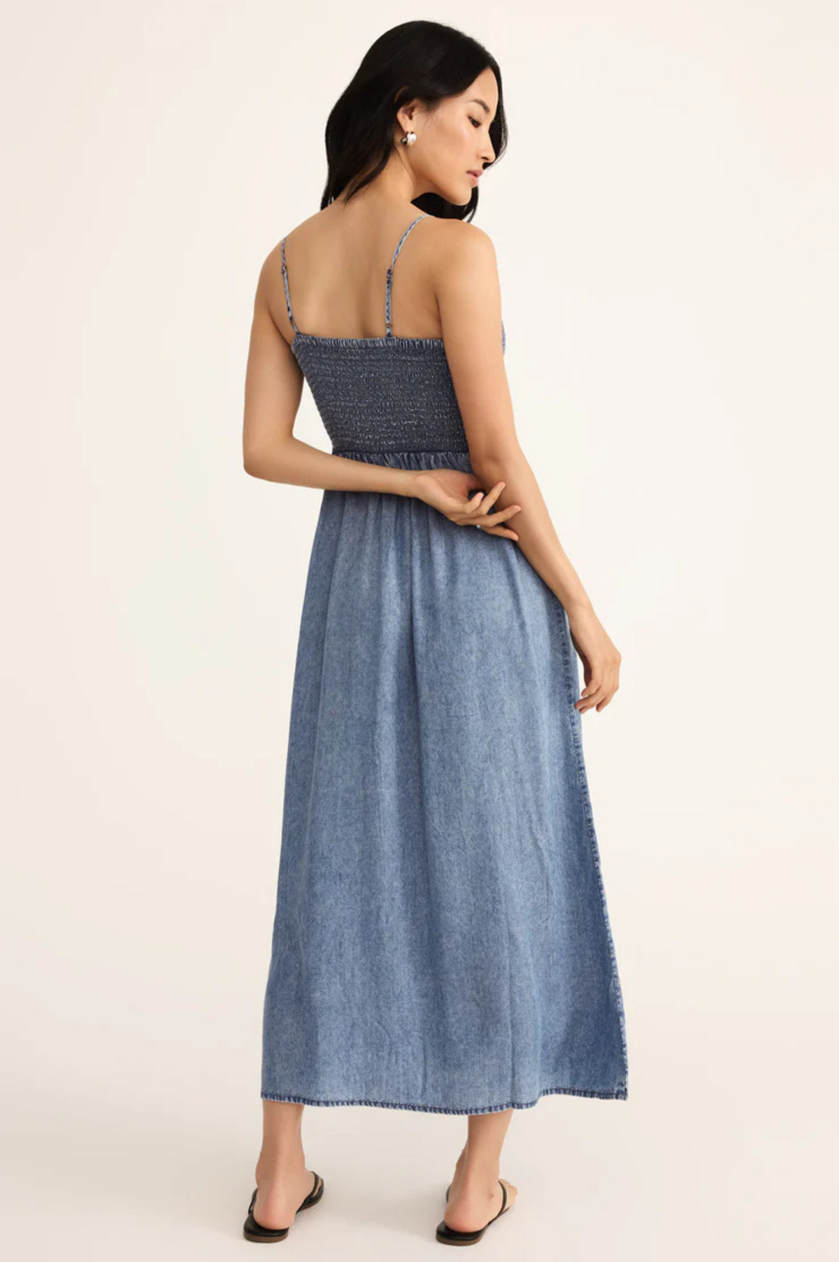 Bayside Chambray Maxi Dress