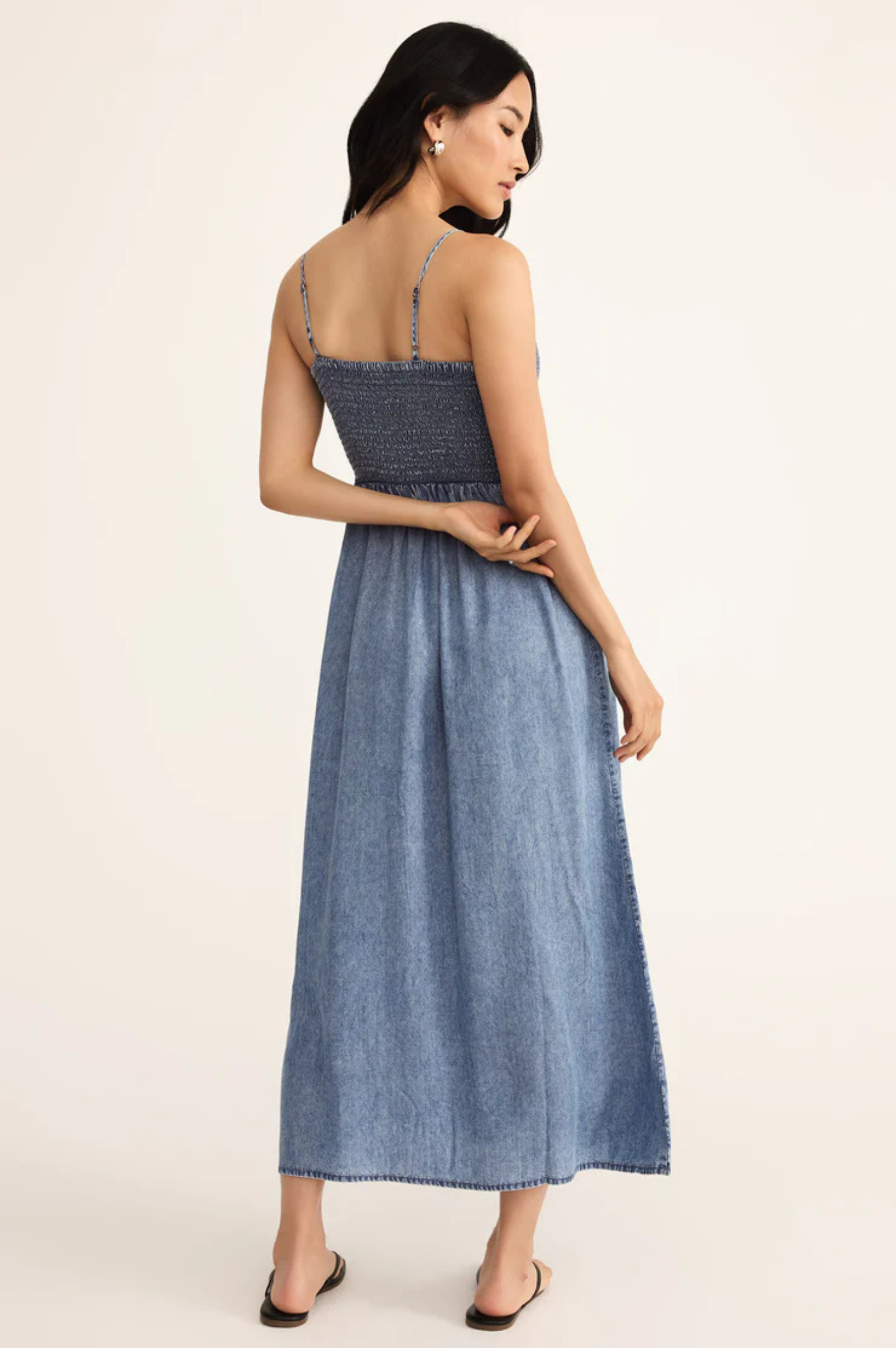 Bayside Chambray Maxi Dress