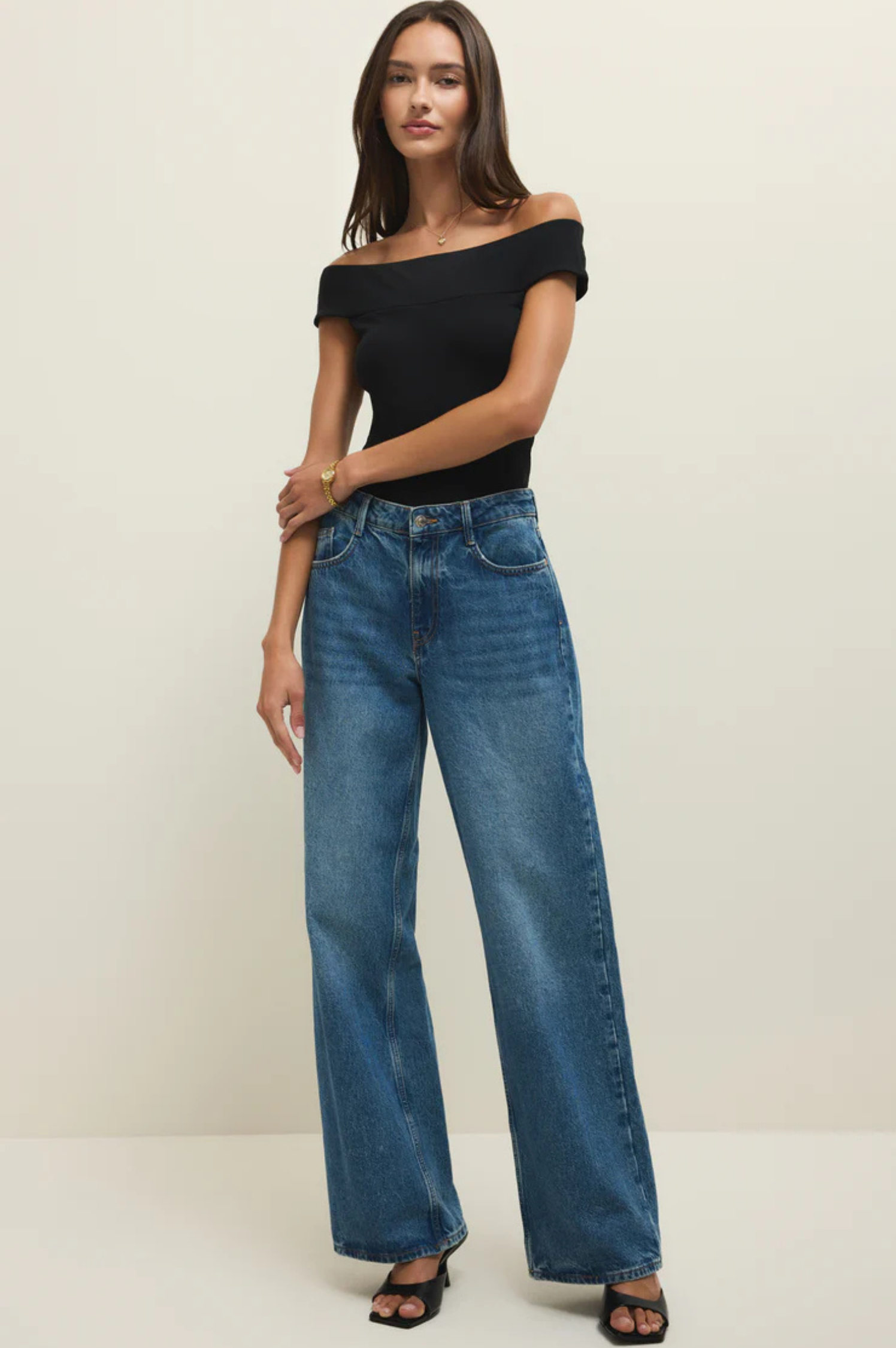 Second Skin Off Shoulder Top