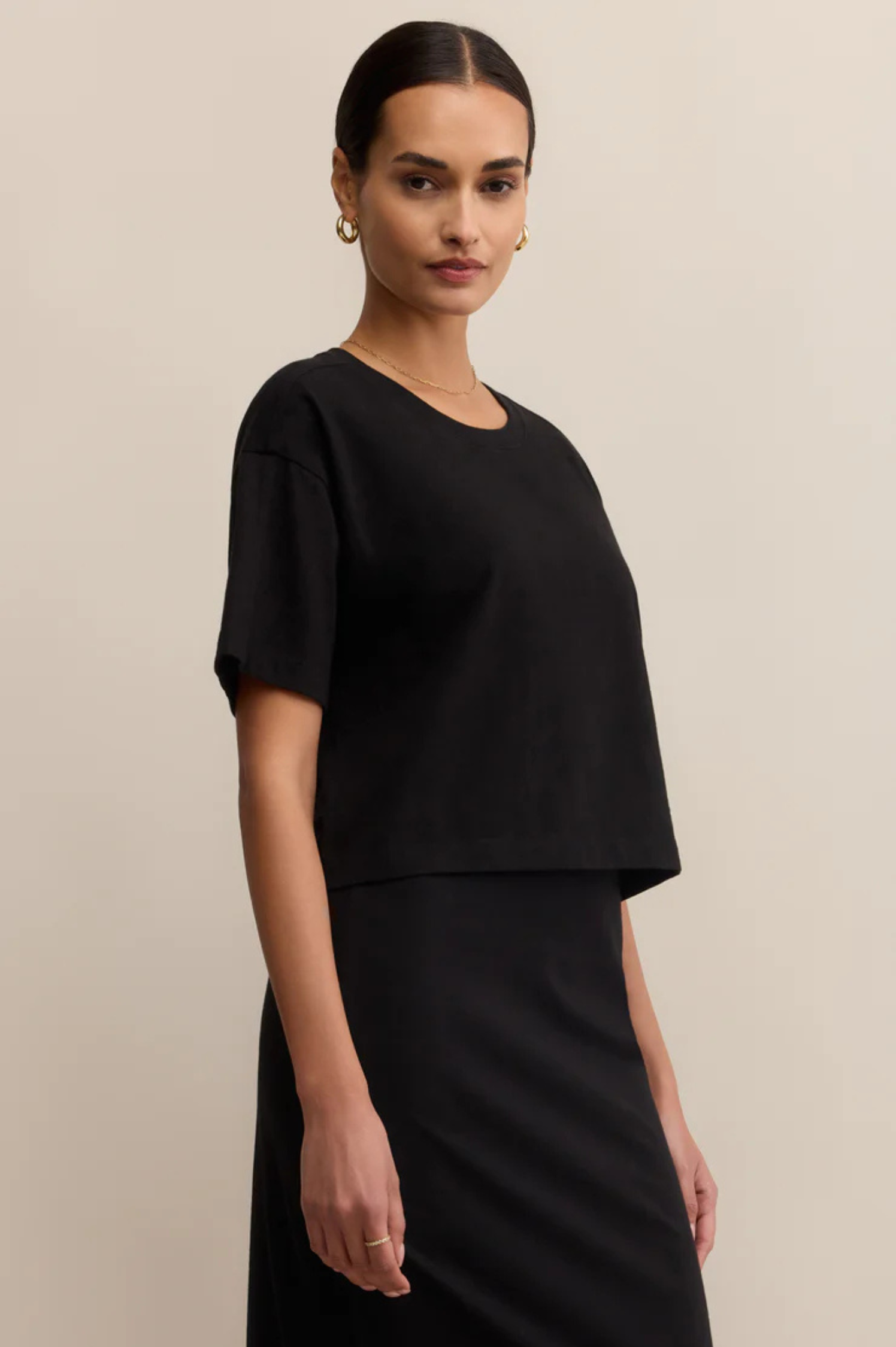 On The Go Cotton Jersey Tee