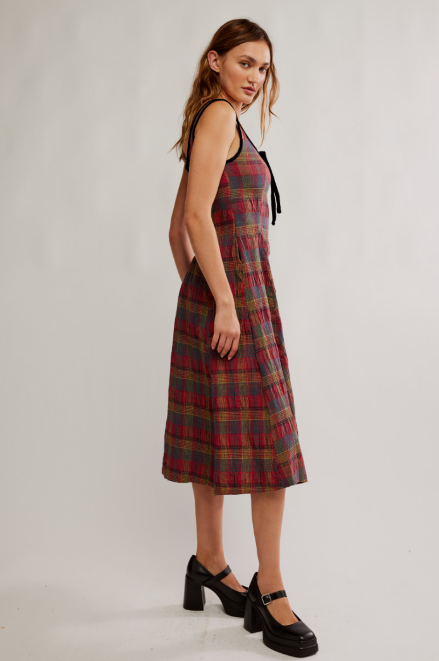 Freya Plaid Dress