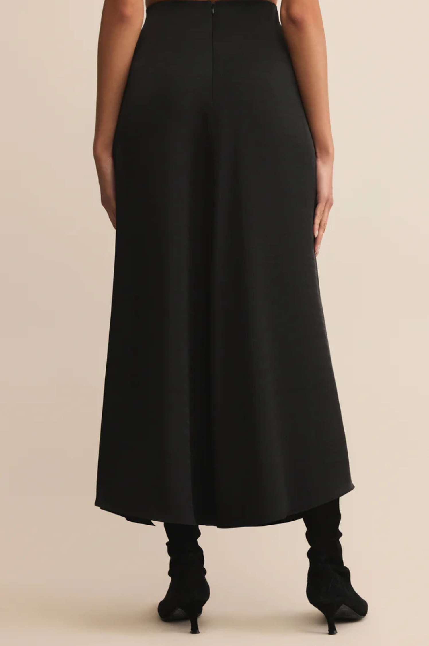 Northpointe Satin Midi Skirt