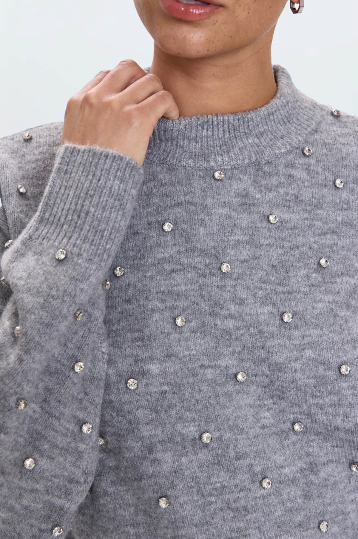 Aura Relaxed Crew Neck Sweater