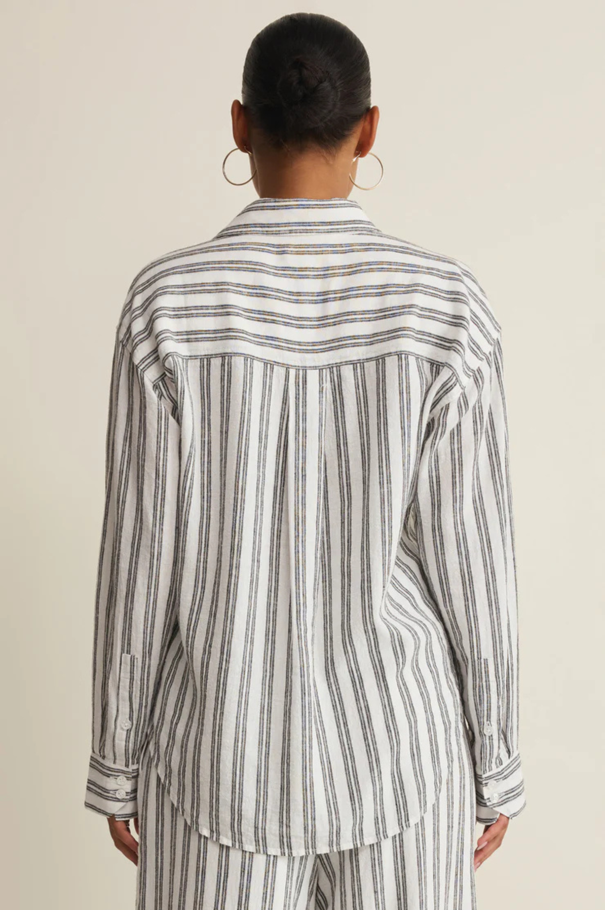 The Perfect Striped Linen Top