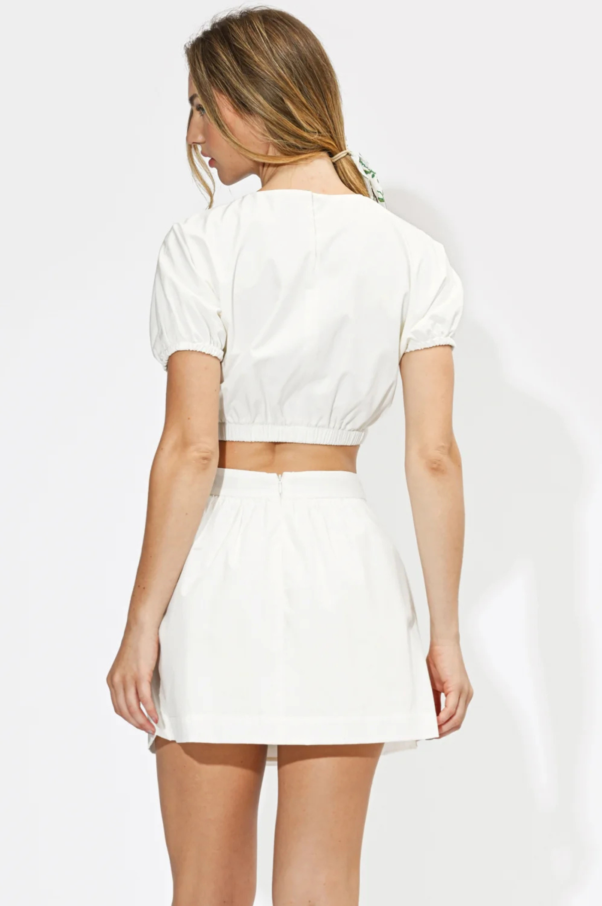 Faith Crochet Mini Skirt