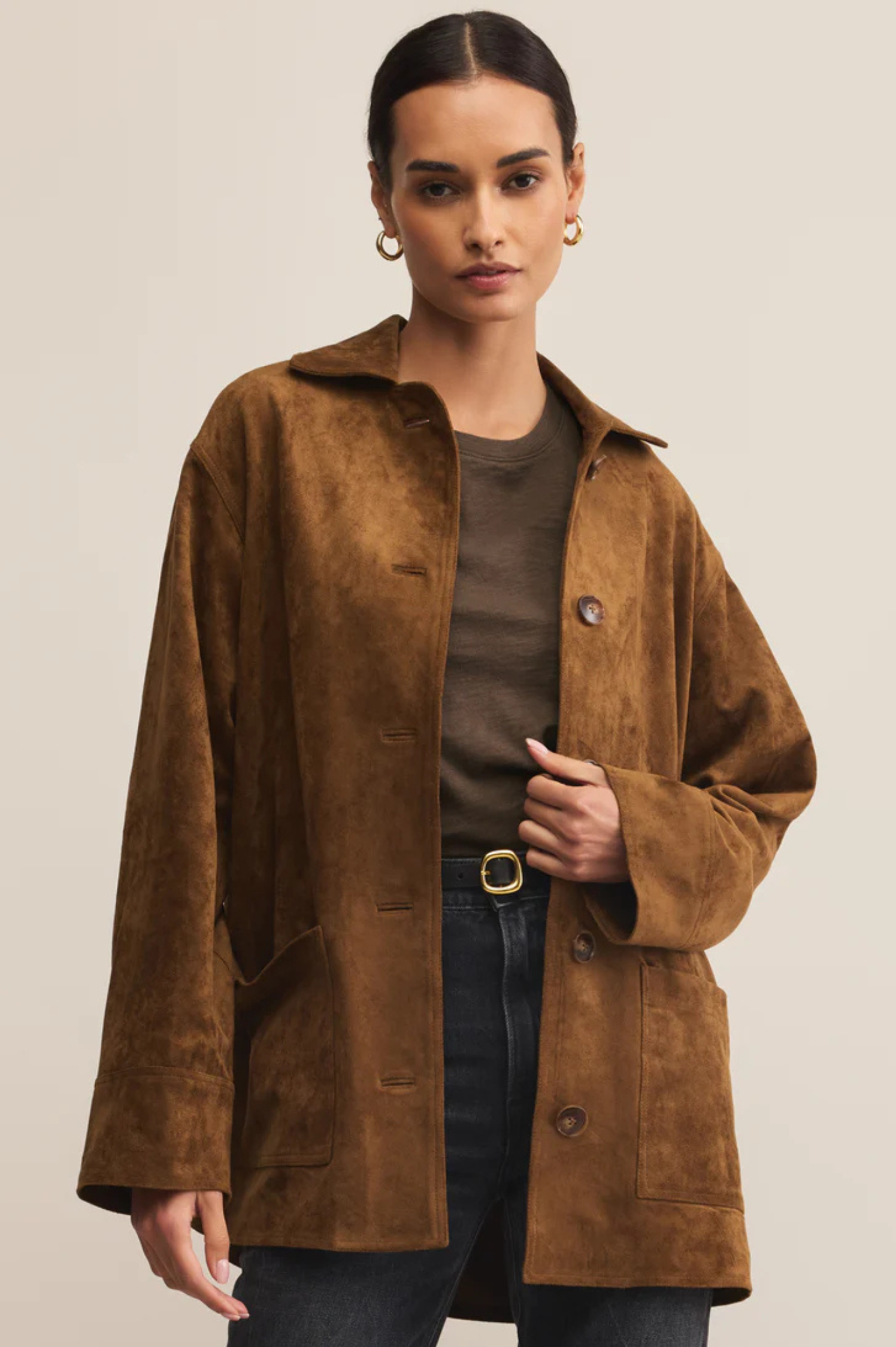 Decker Suede Chore Jacket