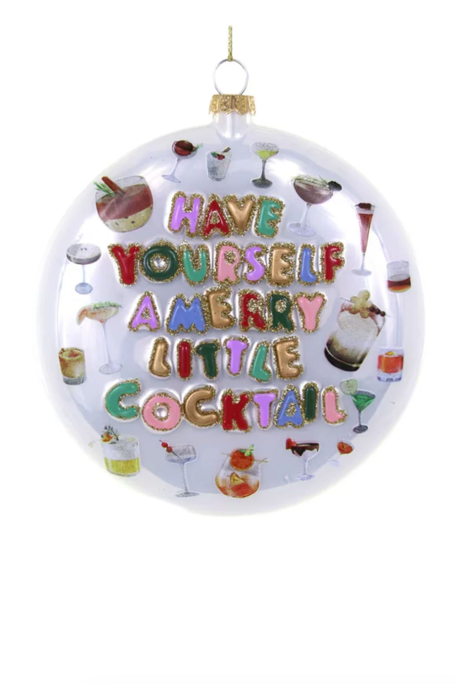 Have Yourself A Merry Little Cocktail Christmas Ornament