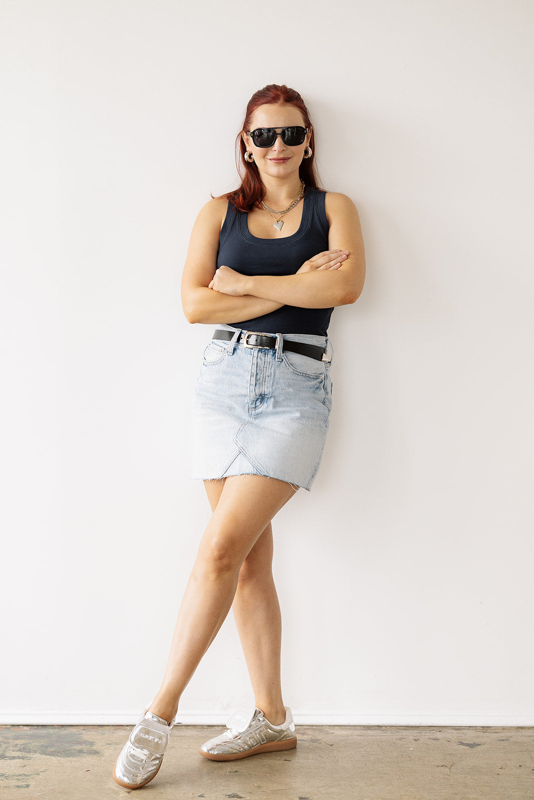 Kat High Rise Skirt - Academia