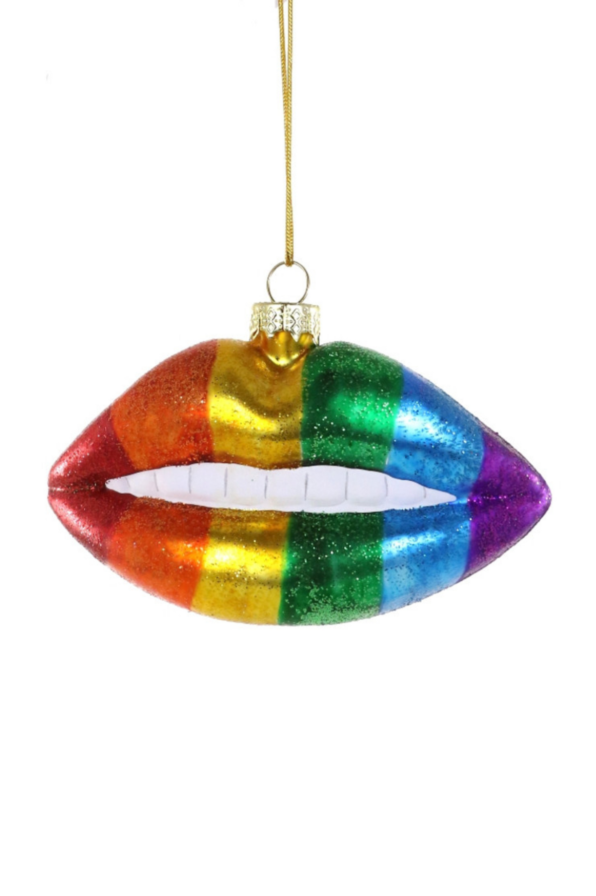 Lips Christmas Ornament