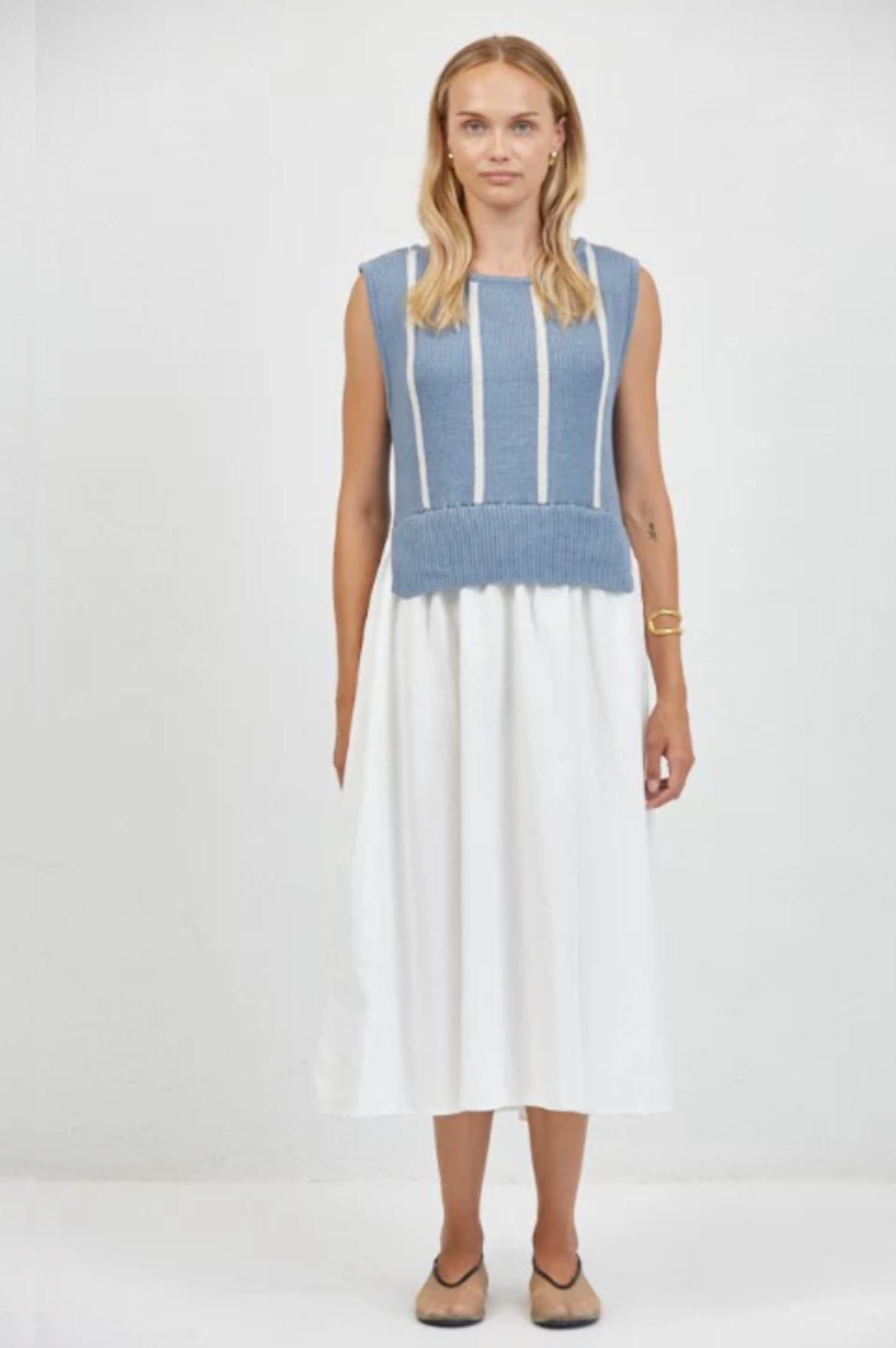 Page Sweater Twoffer Dress