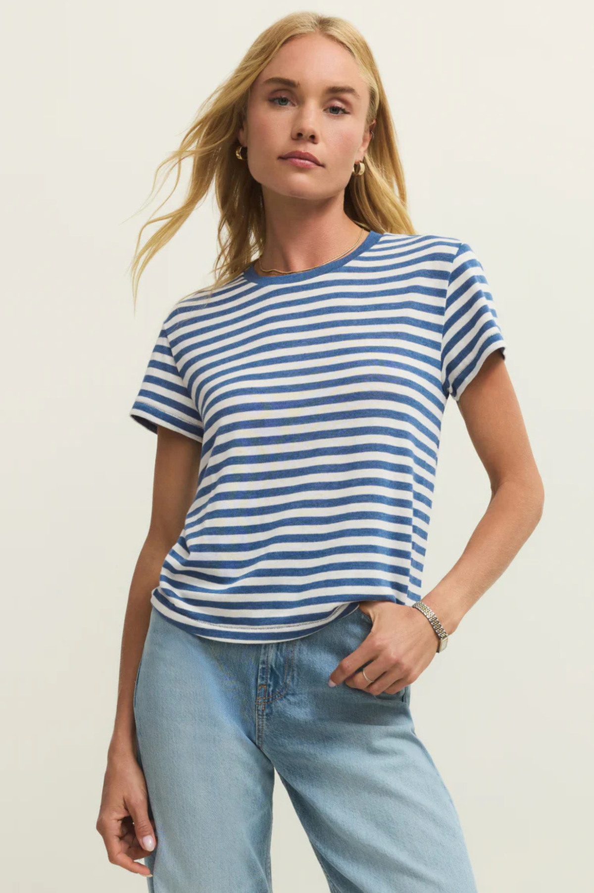 Tourist Airy Striped Tee