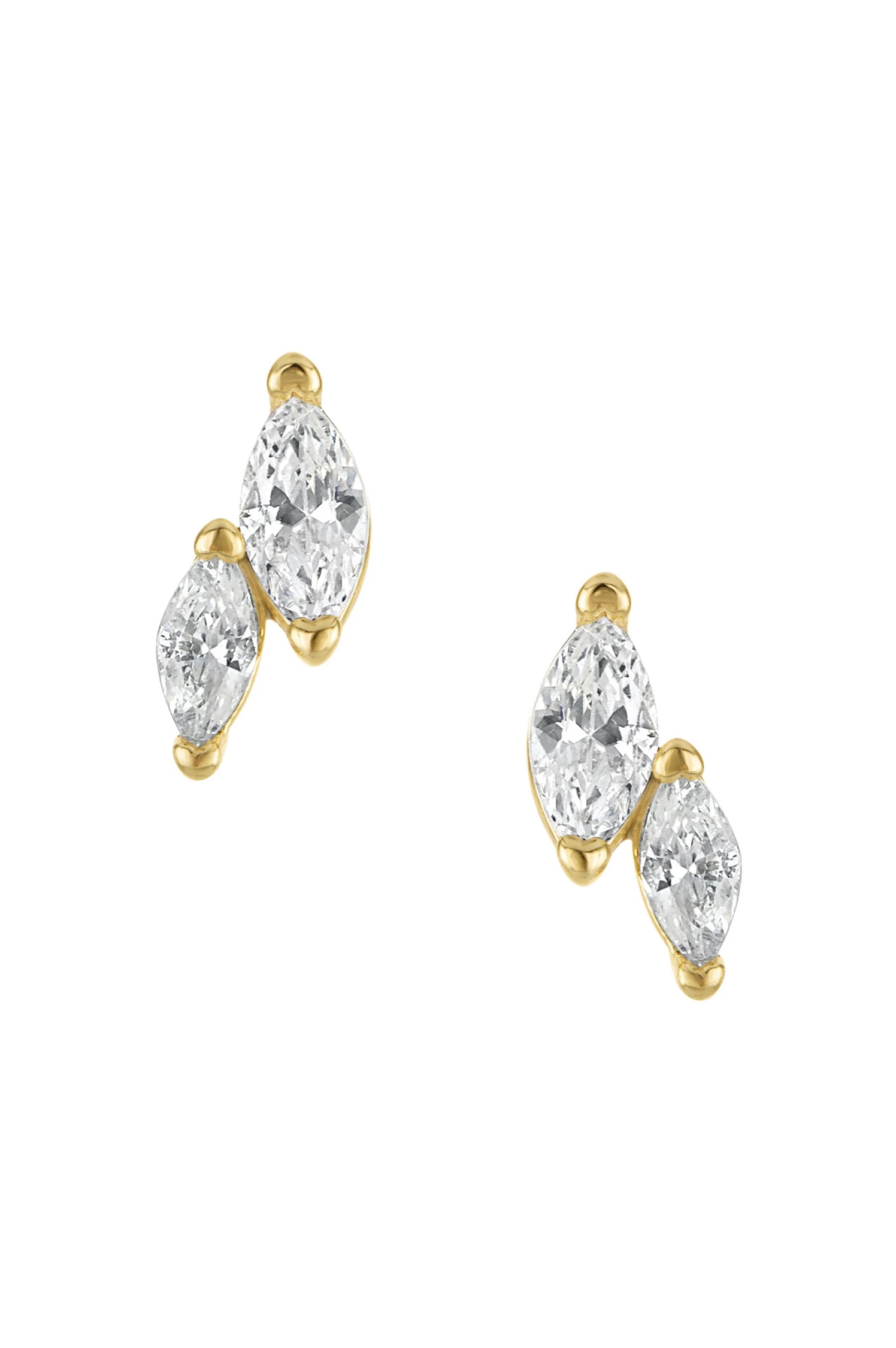 VIOLA MARQUISE STUD EARRINGS