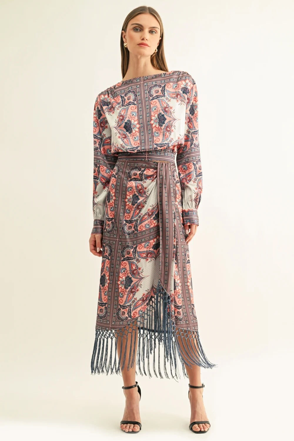NIKO BOAT NECK LONG SLEEVE TOP