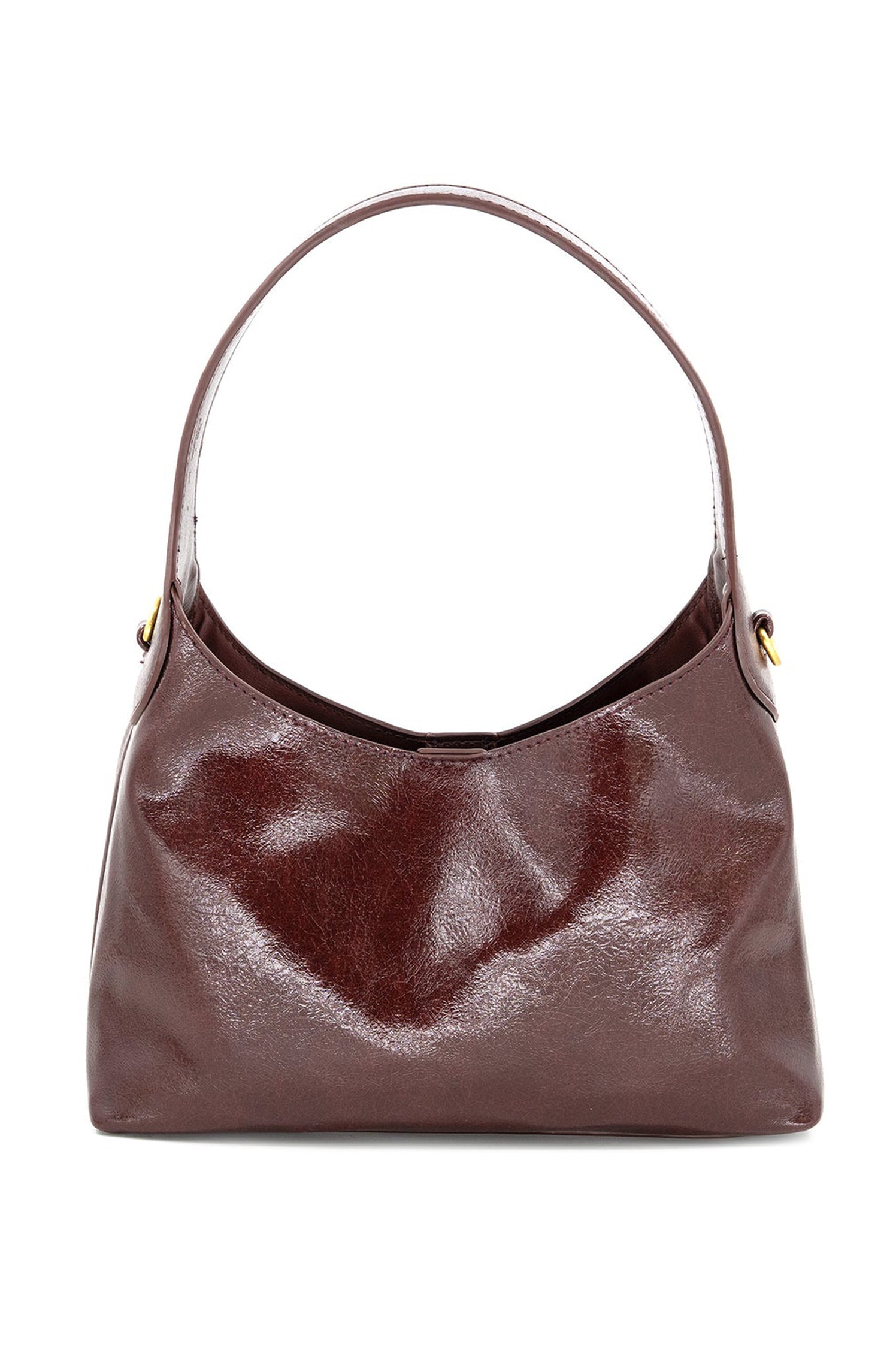 AMBER LEATHER HOBO BAG