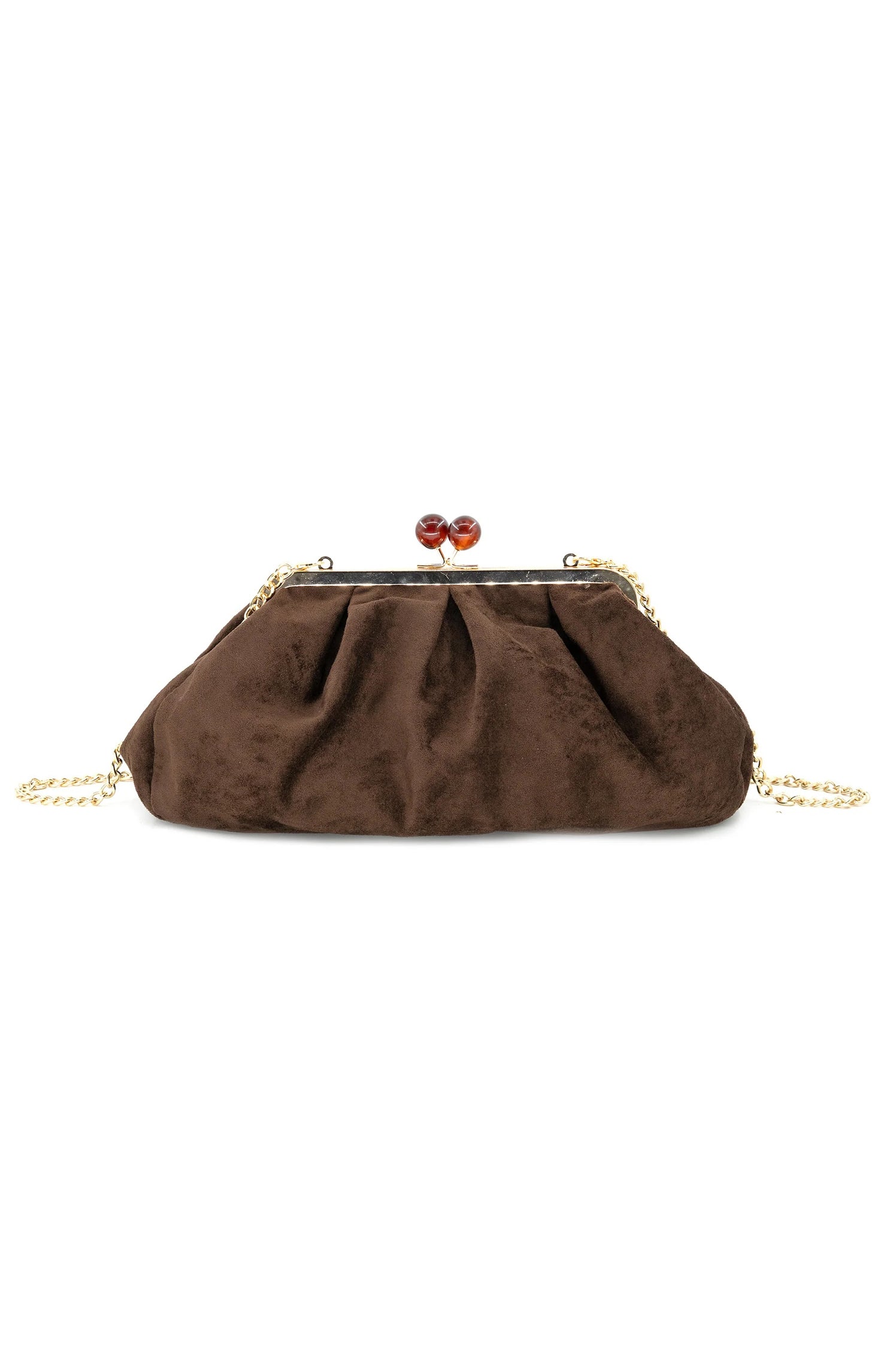 Aura Suede Clutch