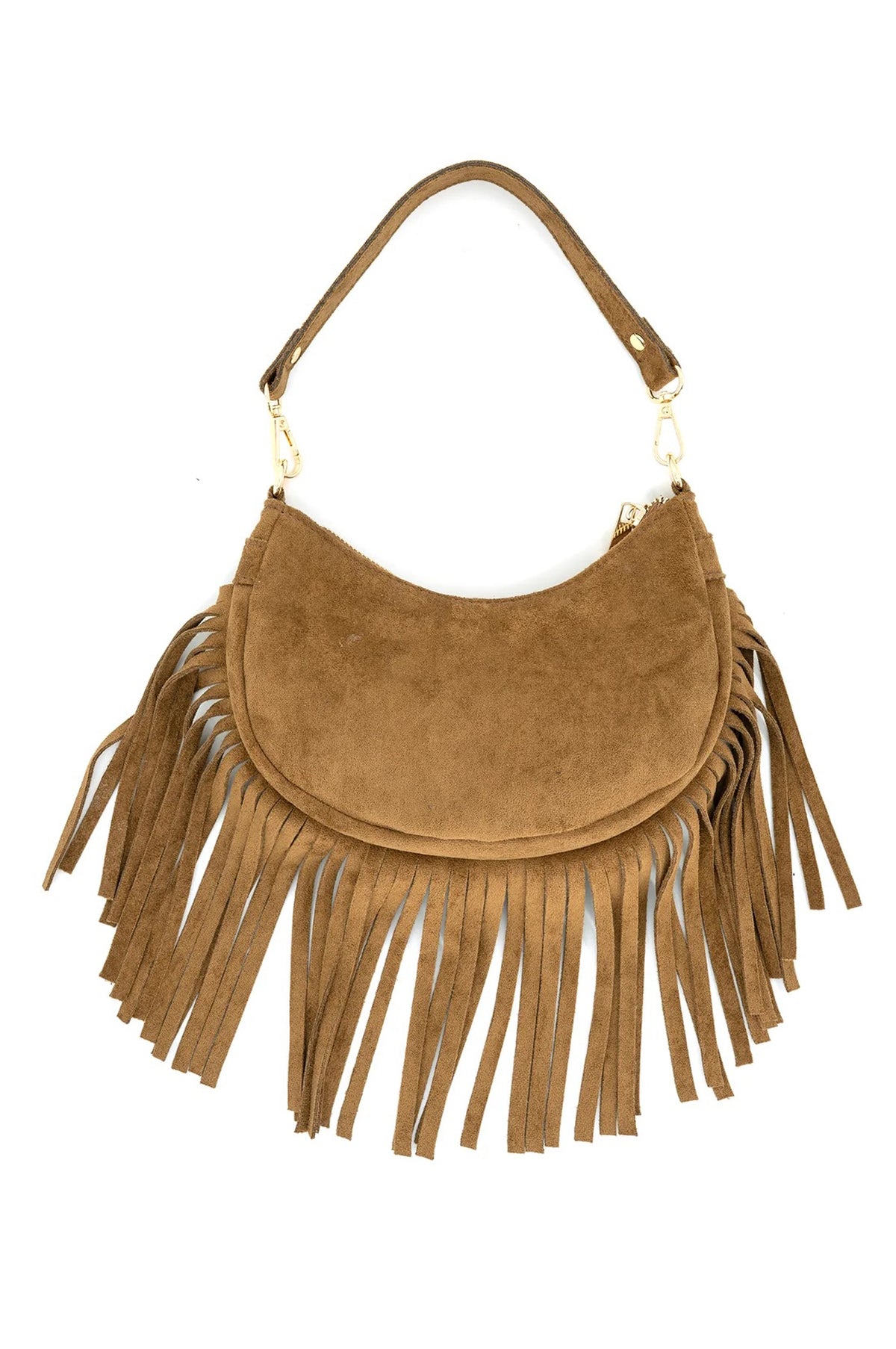 GIULIANA SUEDE FRINGE BAG