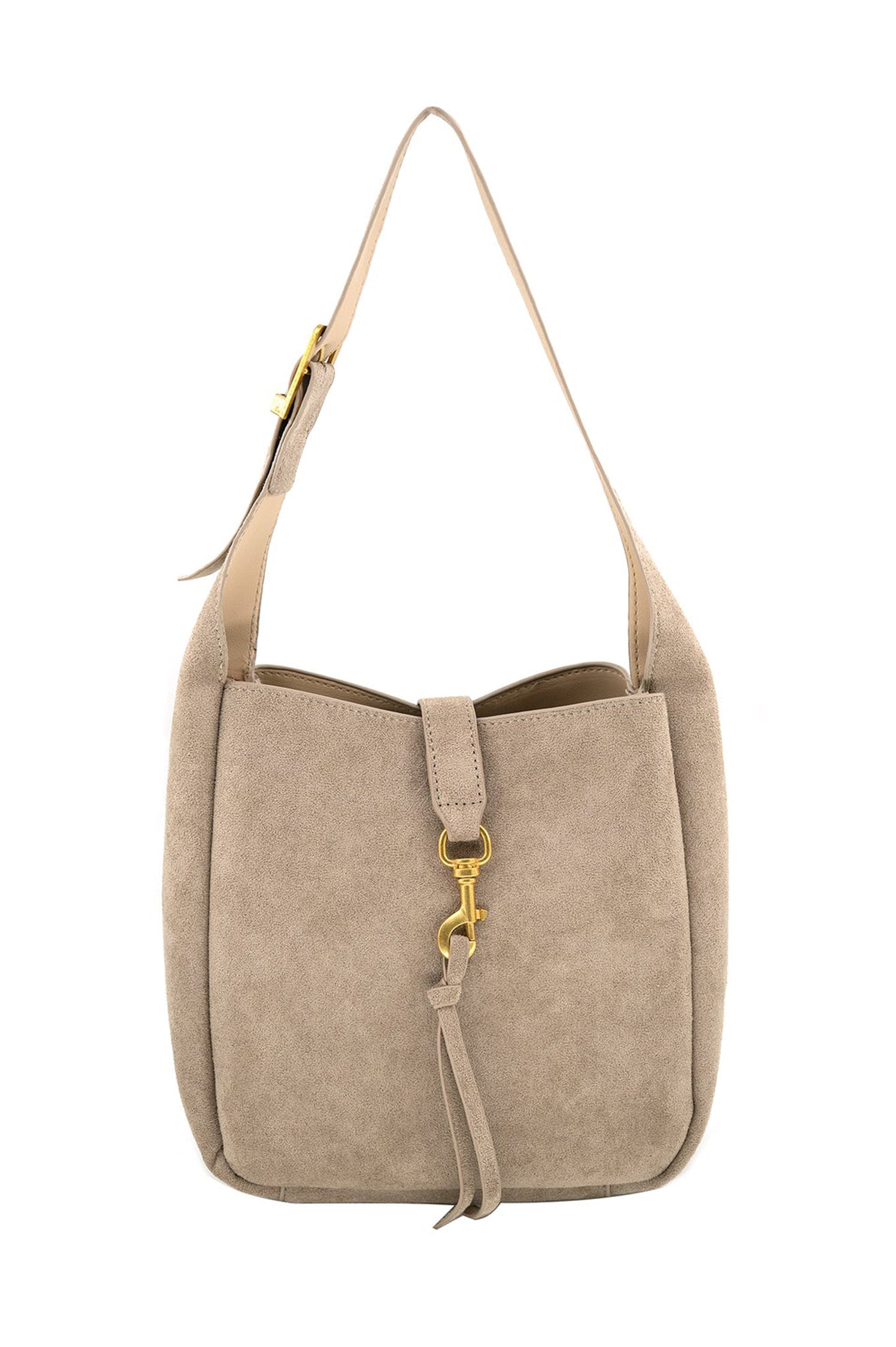 Noa Suede Small Hobo Bag