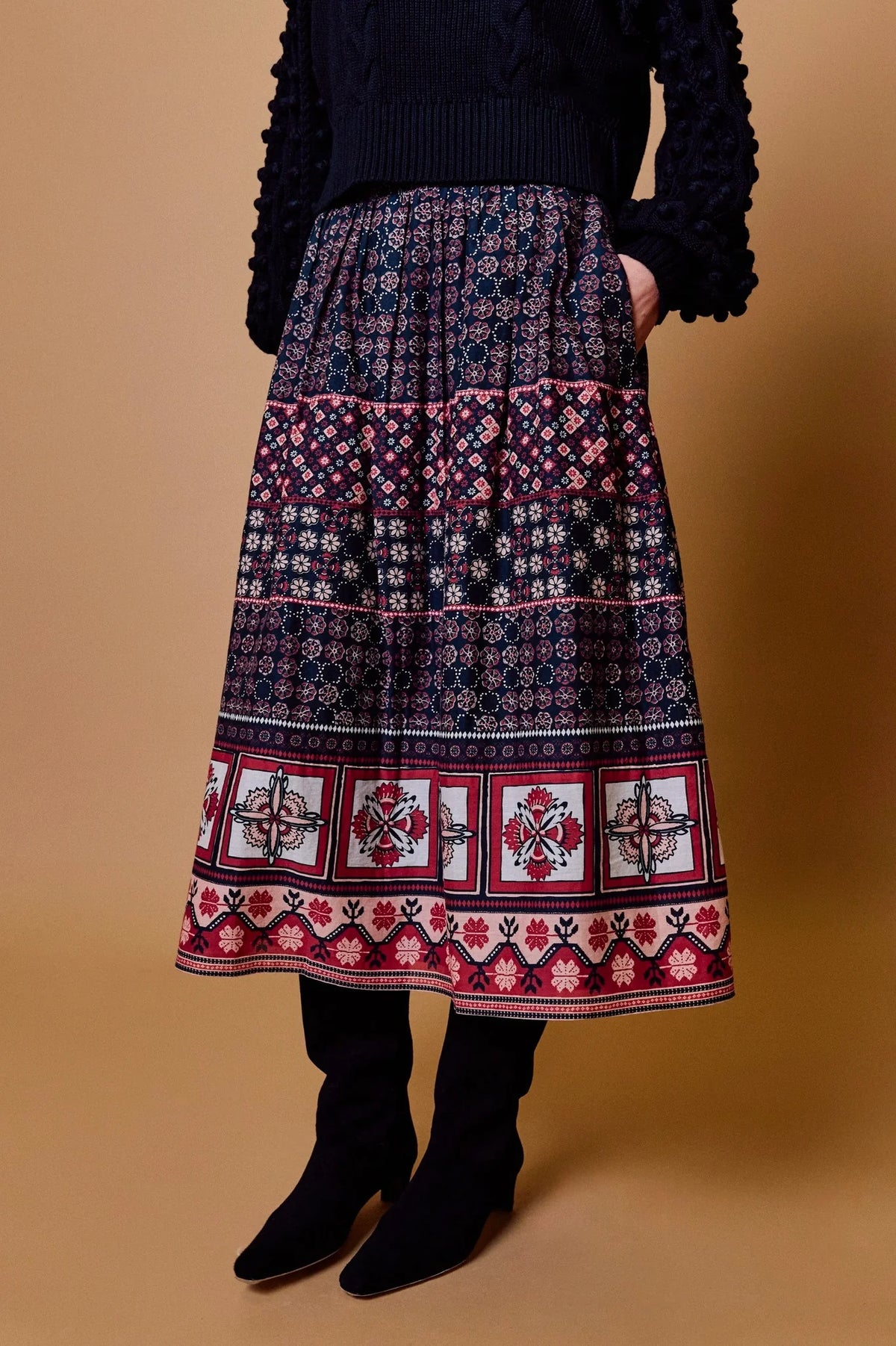 ANEETA MIDI SKIRT