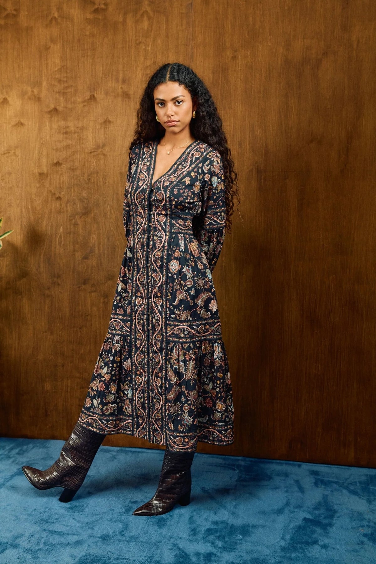 MELODY MIDI DRESS
