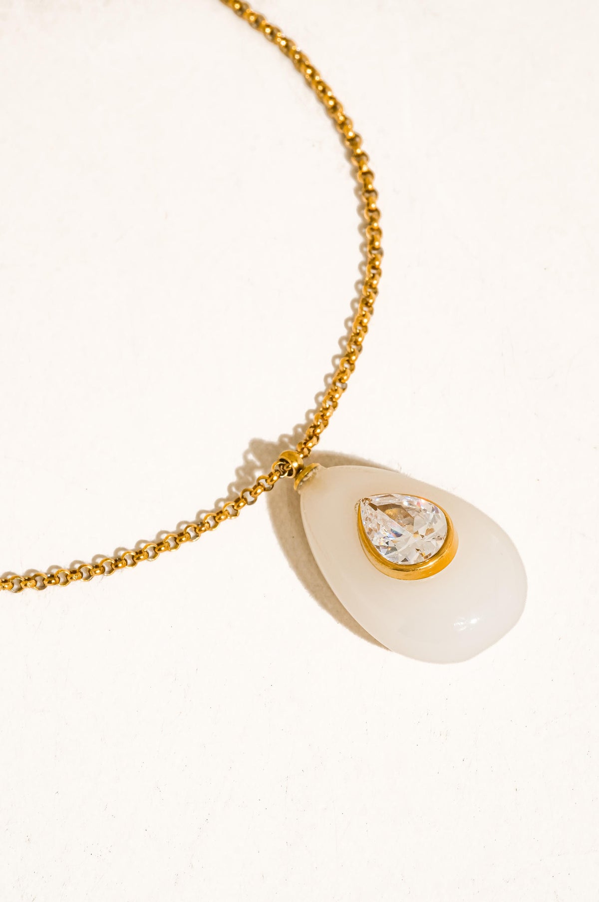 ATTICA STONE CZ NECKLACE