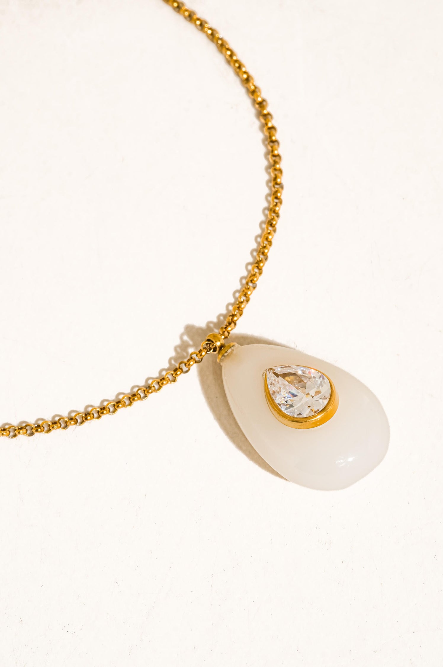 ATTICA STONE CZ NECKLACE