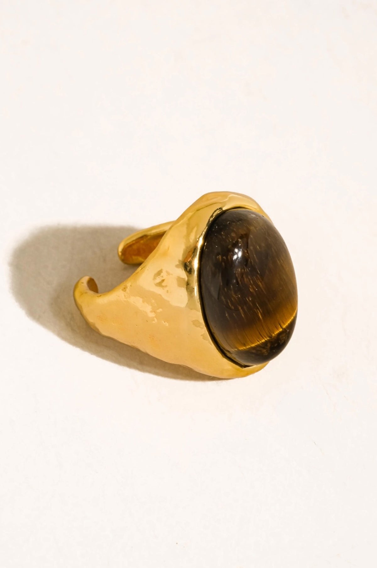 LULA VINTAGE NATURAL STONE STATEMENT RING