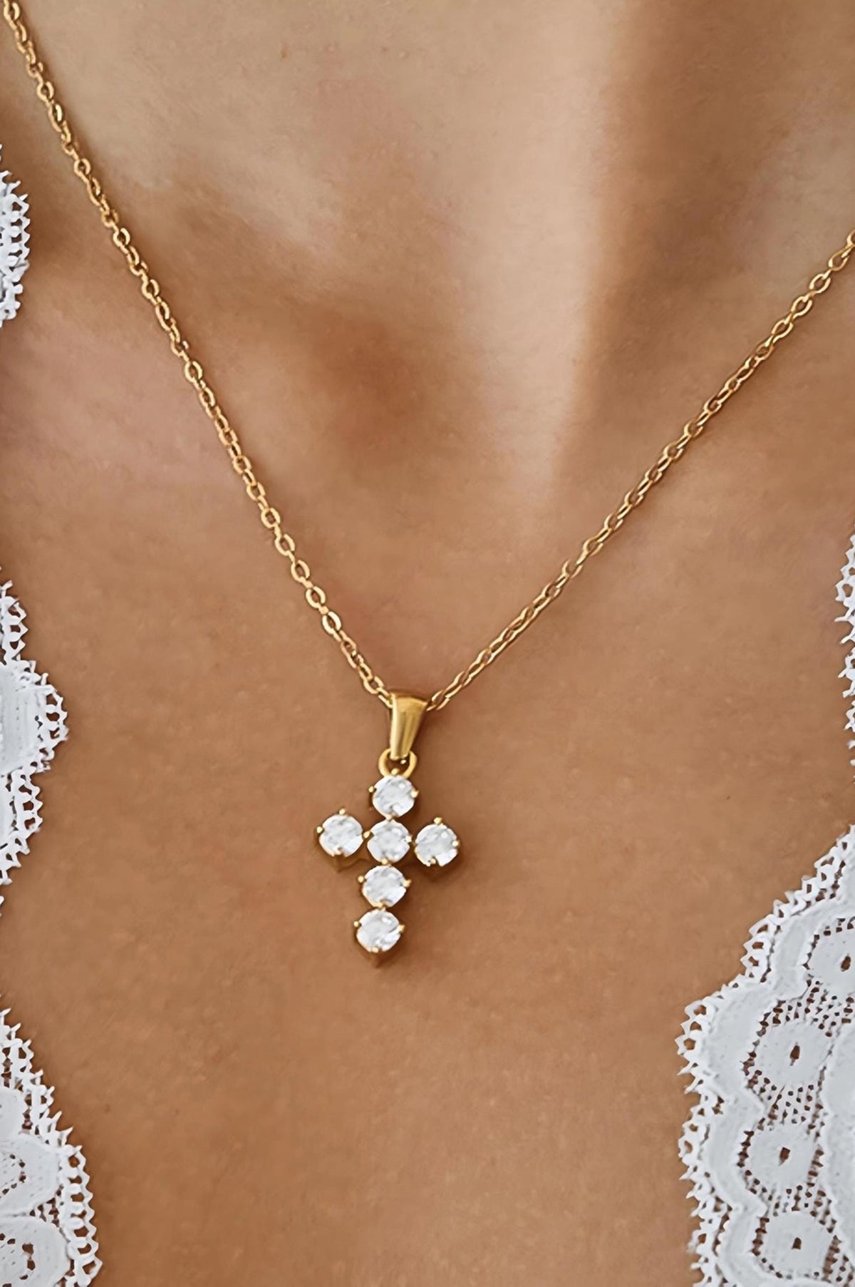 Raimon Dainty Cross Necklace