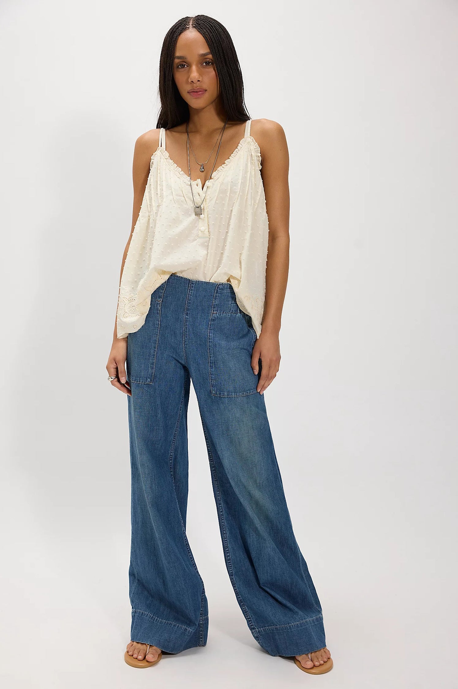 Breezy Denim Pull On