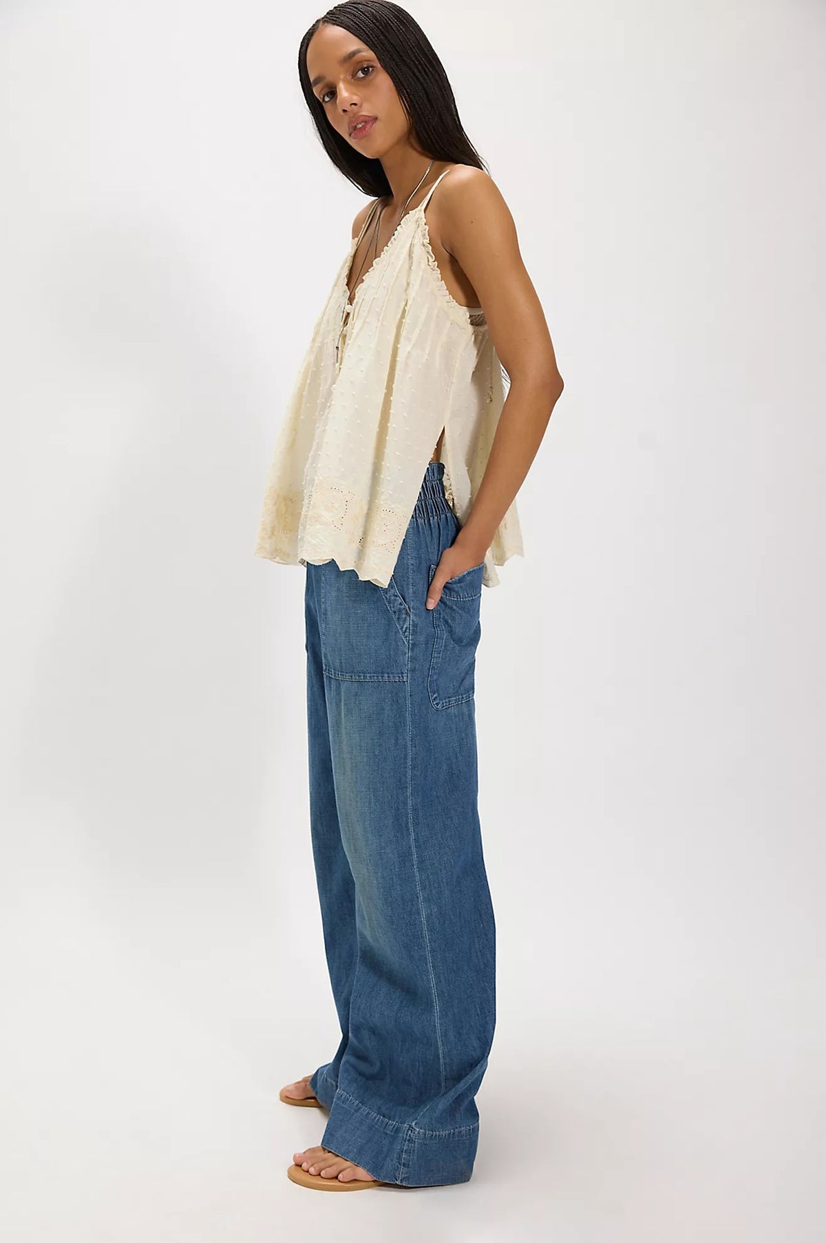 Breezy Denim Pull On