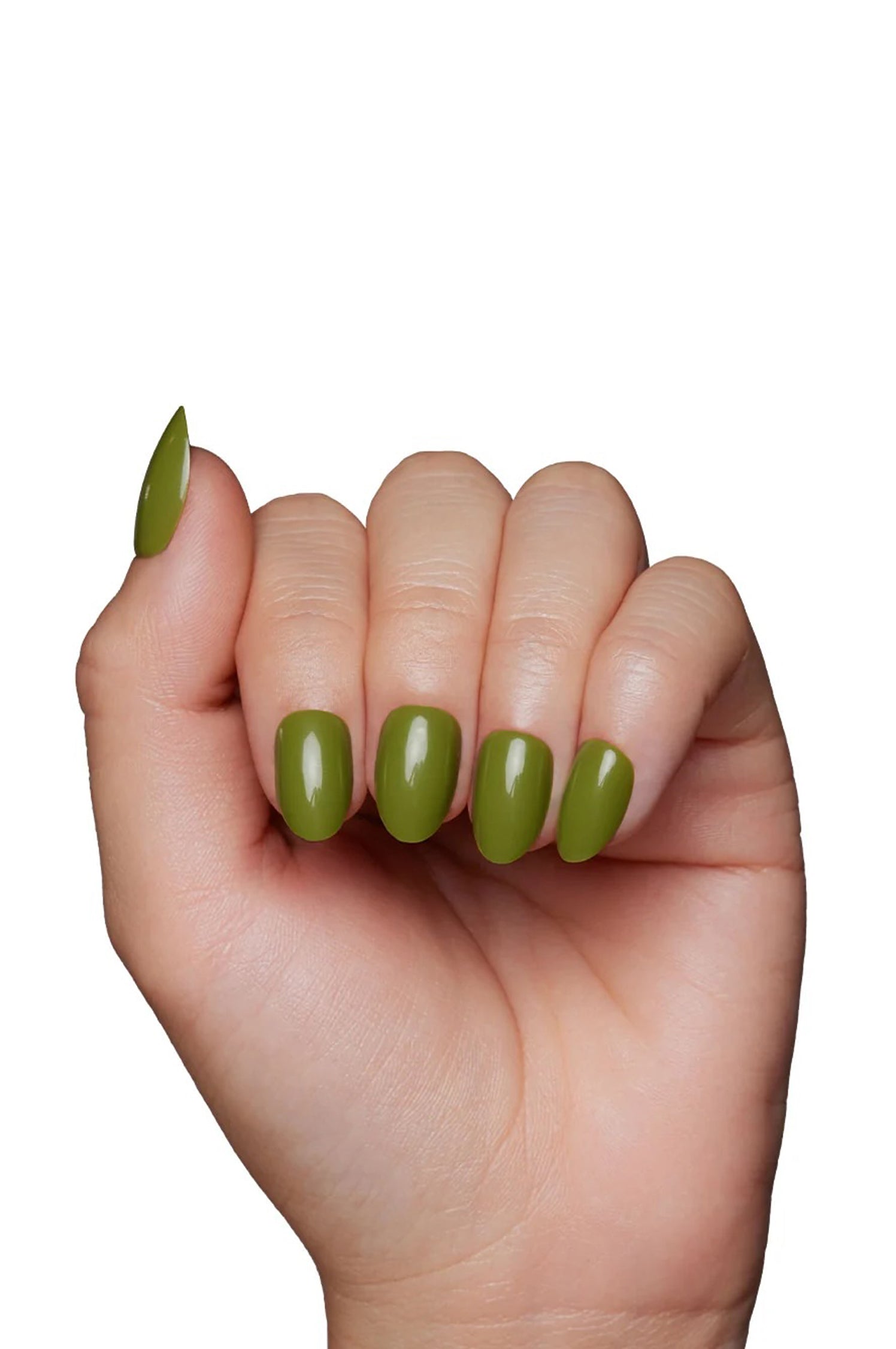 PRESS-ON NAILS - MOSS GREEN