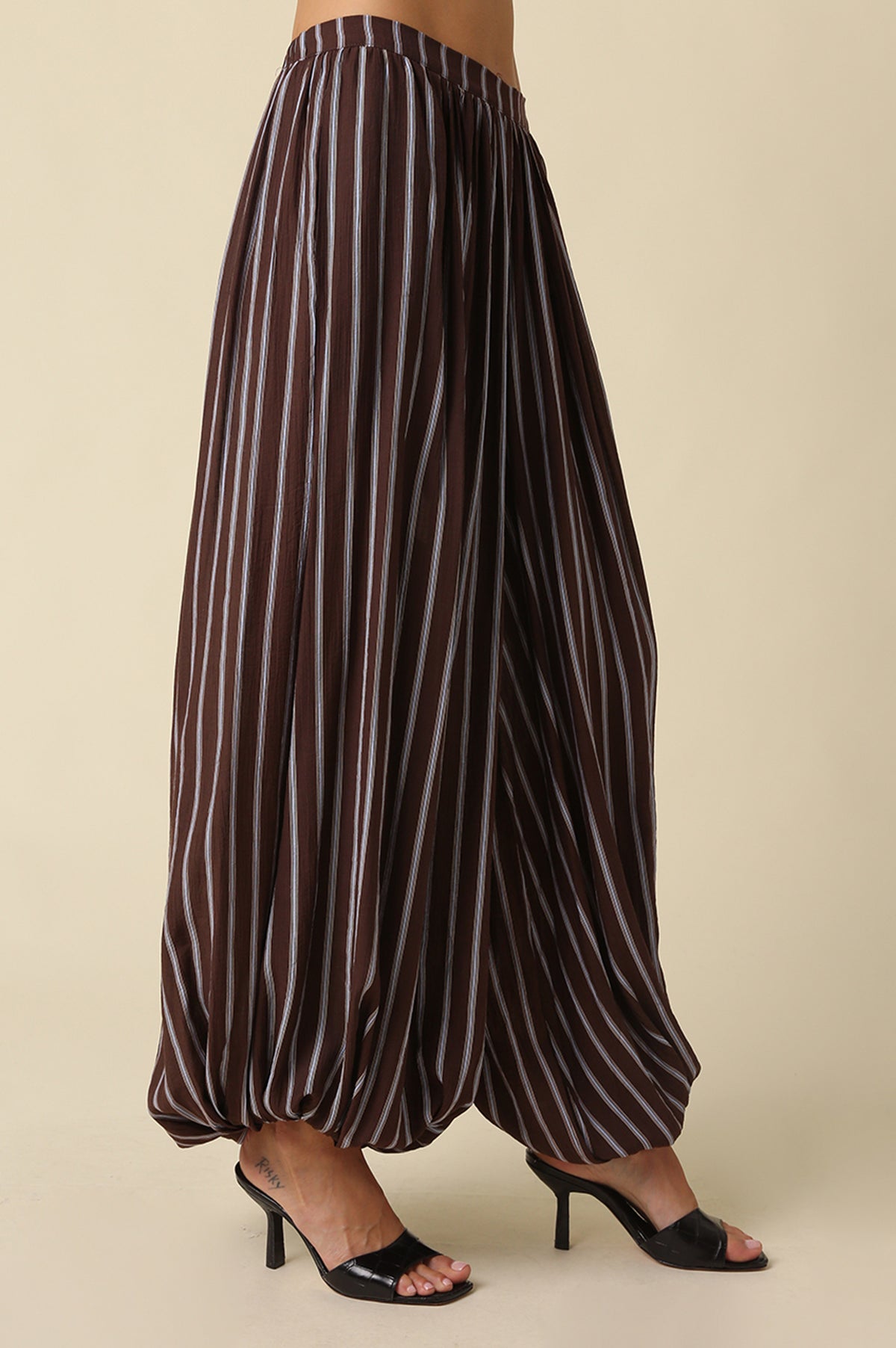 Gloria Stripe Barrel Pants