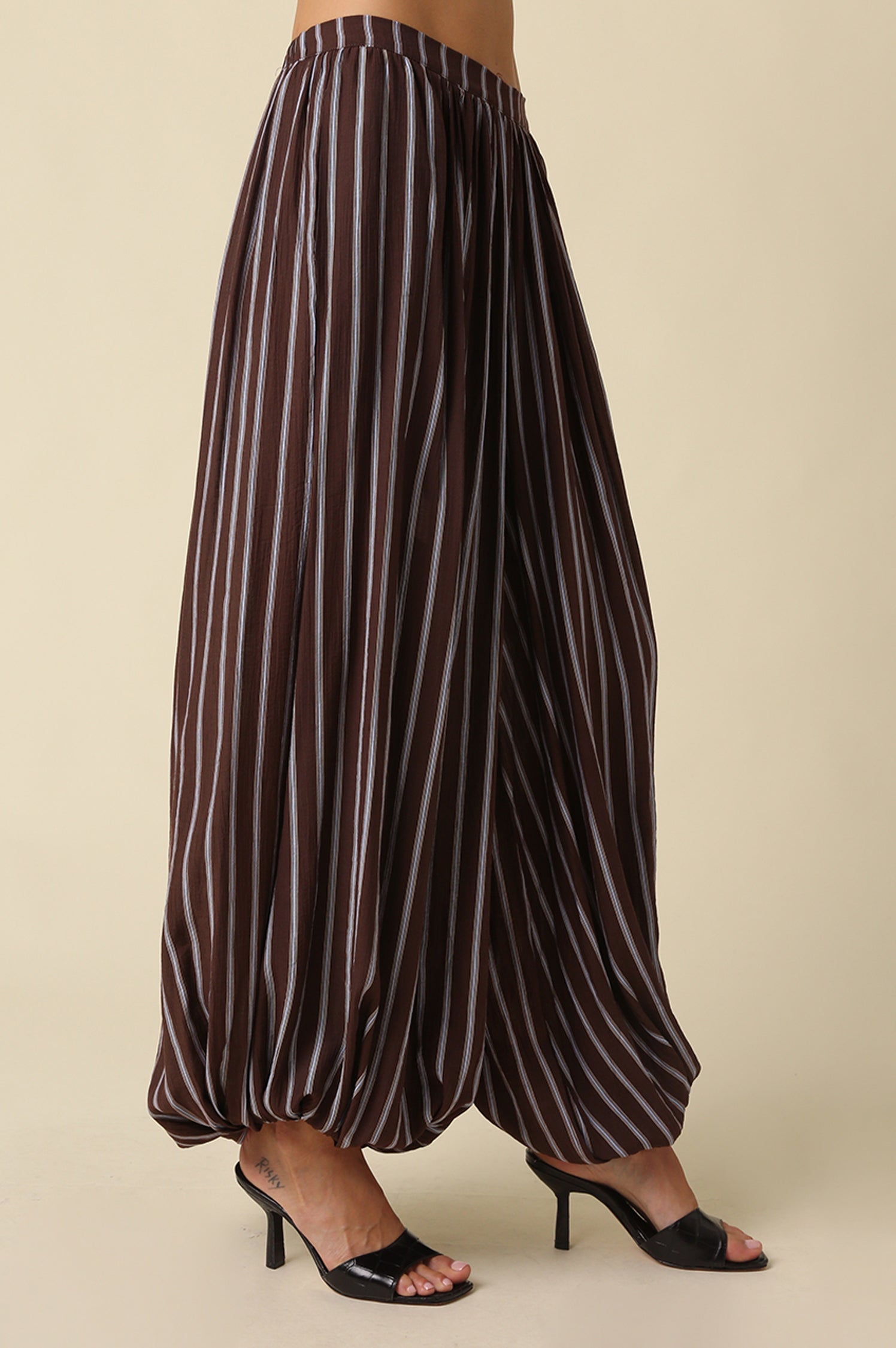 Gloria Stripe Barrel Pants