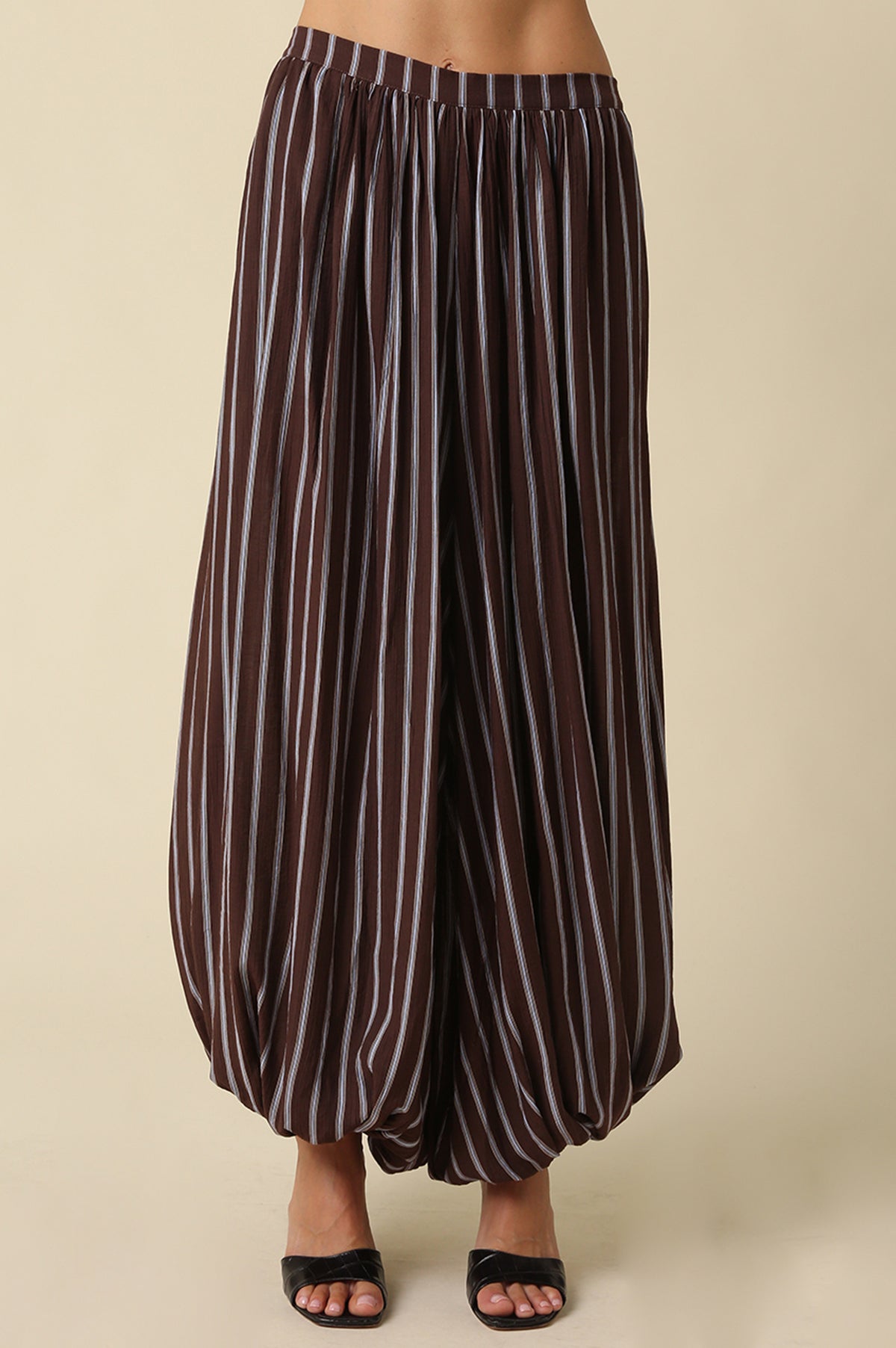 Gloria Stripe Barrel Pants