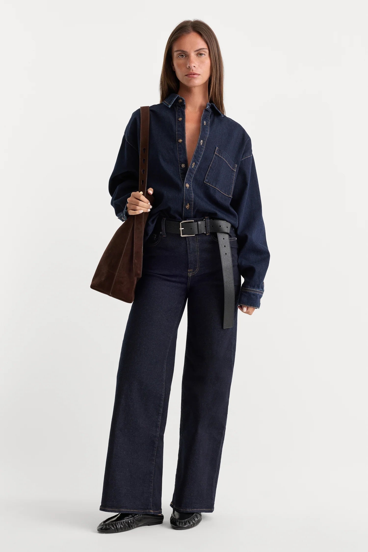 ALWAYS FITS SLIM PALAZZO JEANS