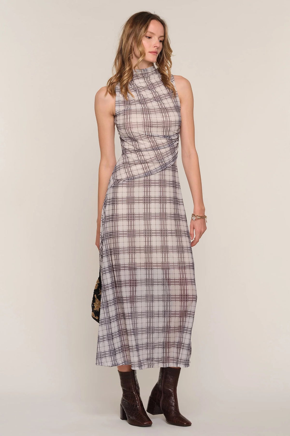 WARREN PLAID DRESS