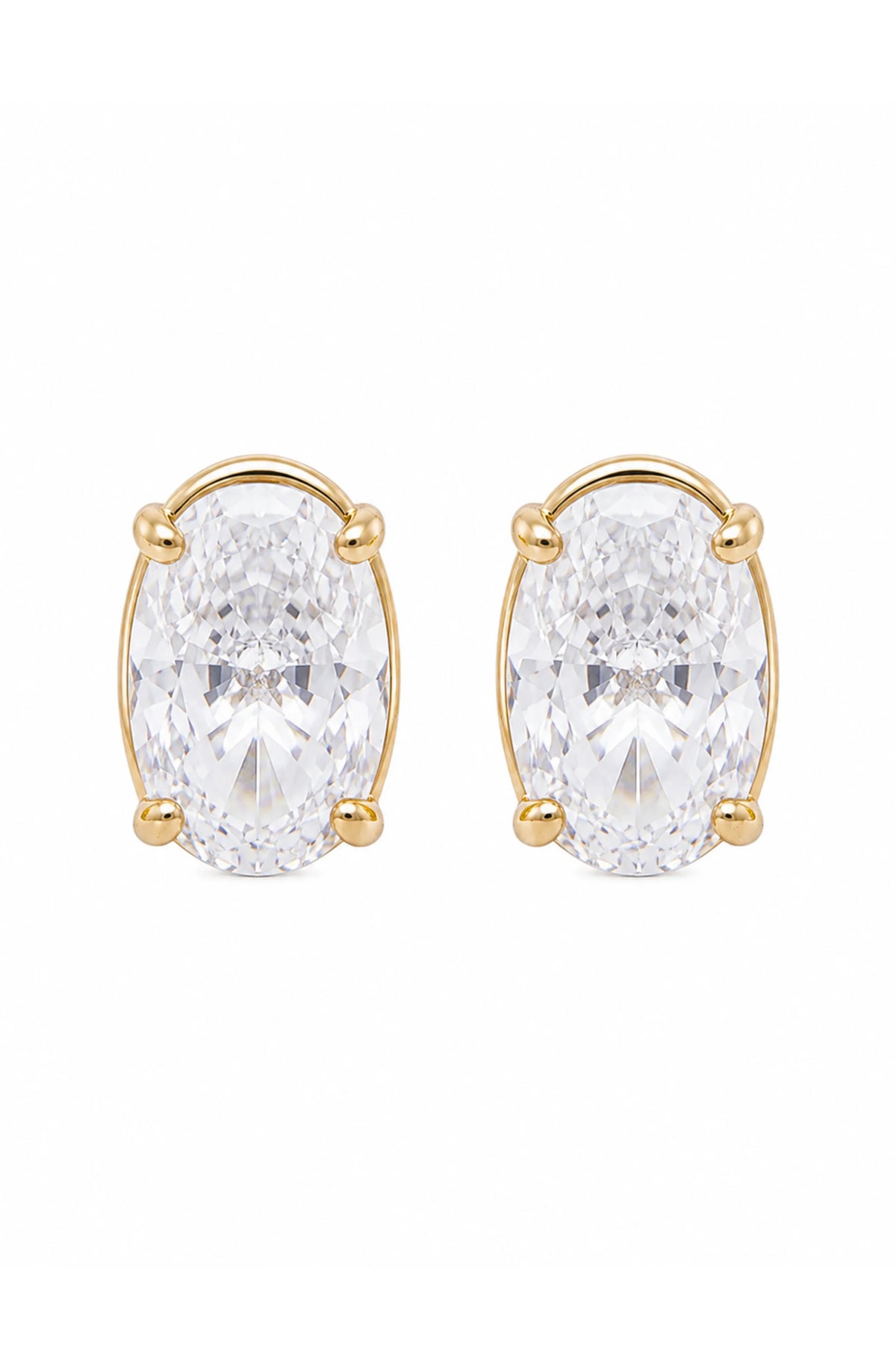 CECILY OVAL STUD EARRINGS
