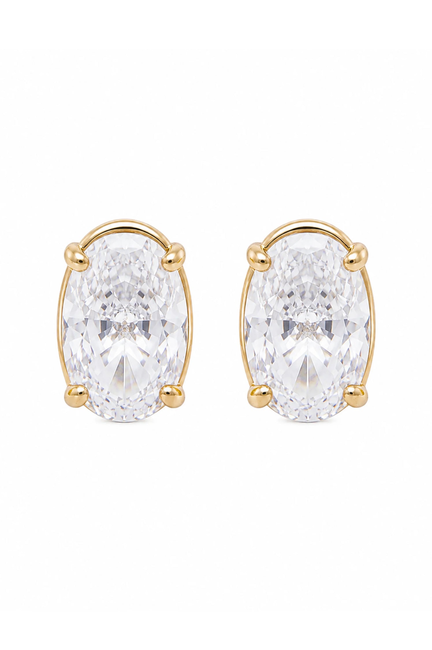 CECILY OVAL STUD EARRINGS