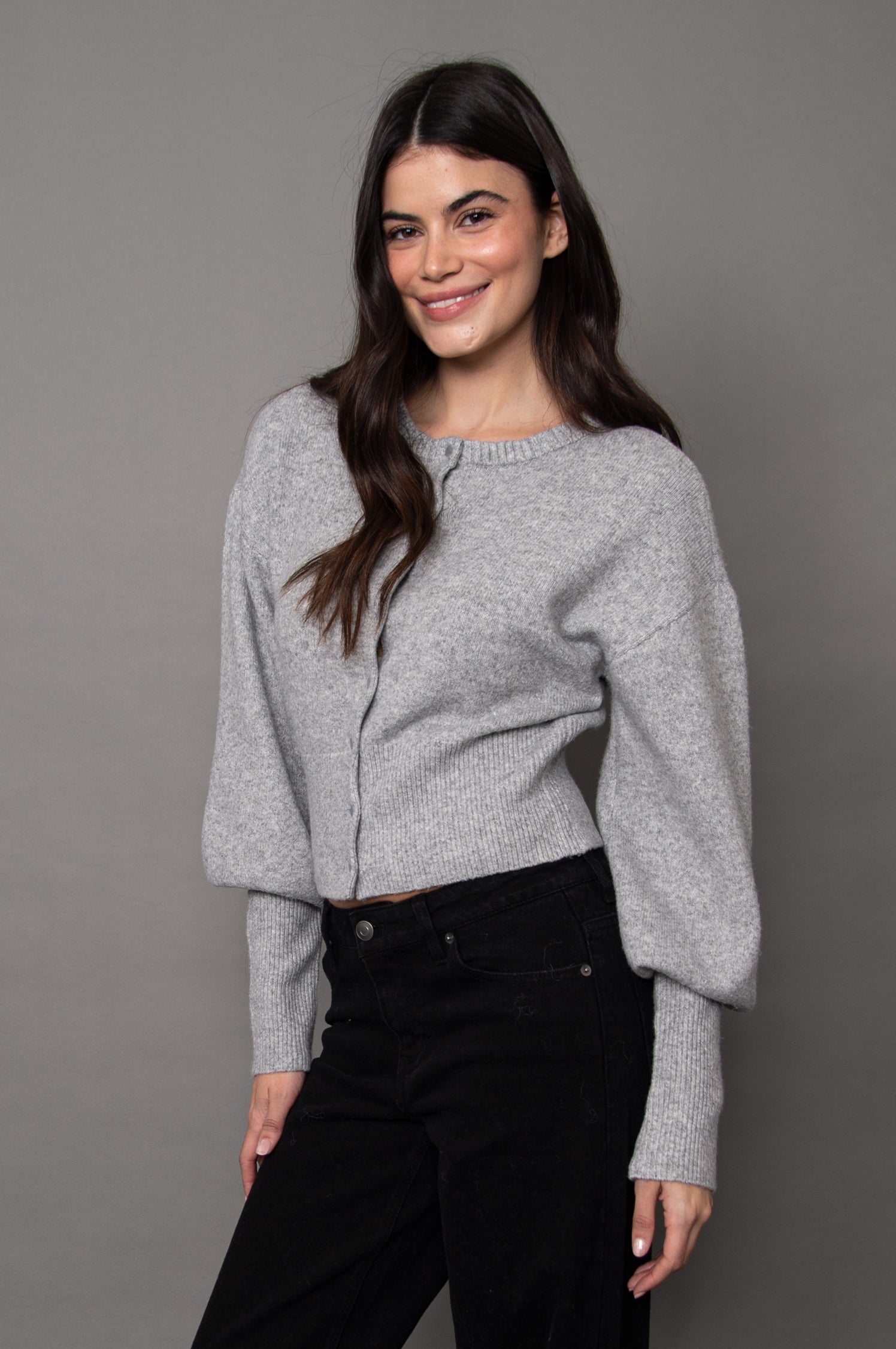 Formica LS Crewneck Cardigan