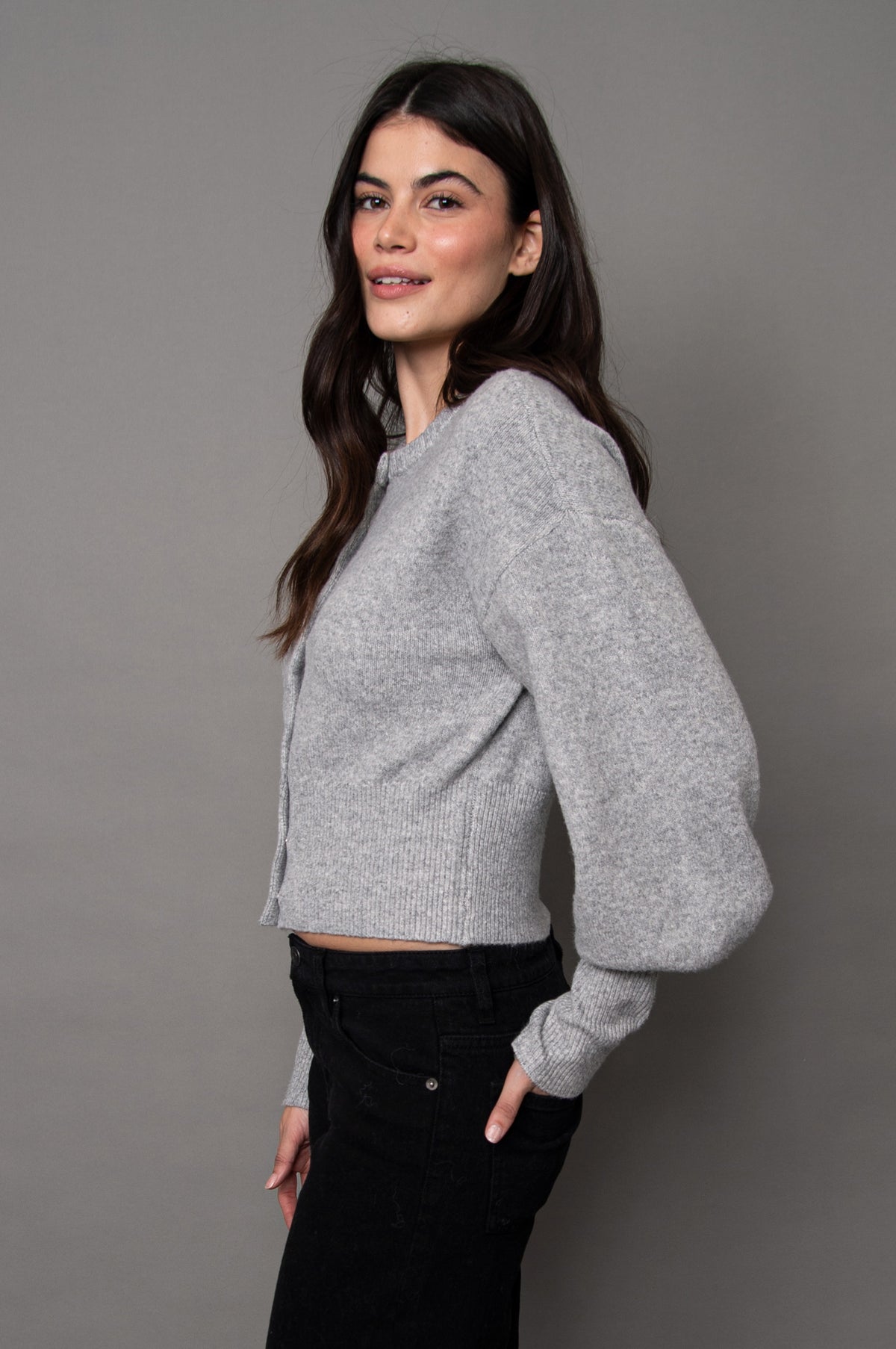 Formica LS Crewneck Cardigan