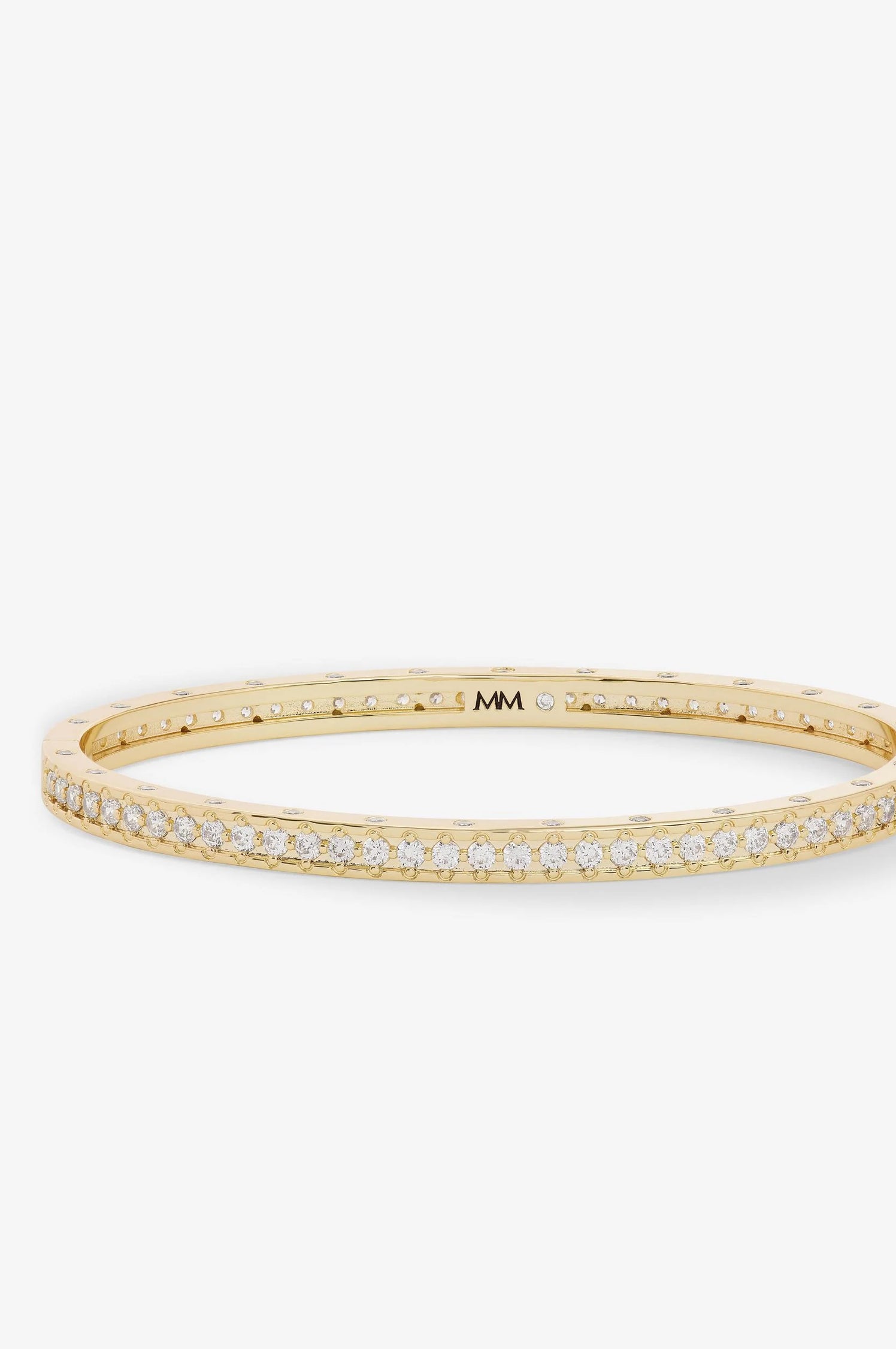 ASHLEY PAVE CUFF 4mm