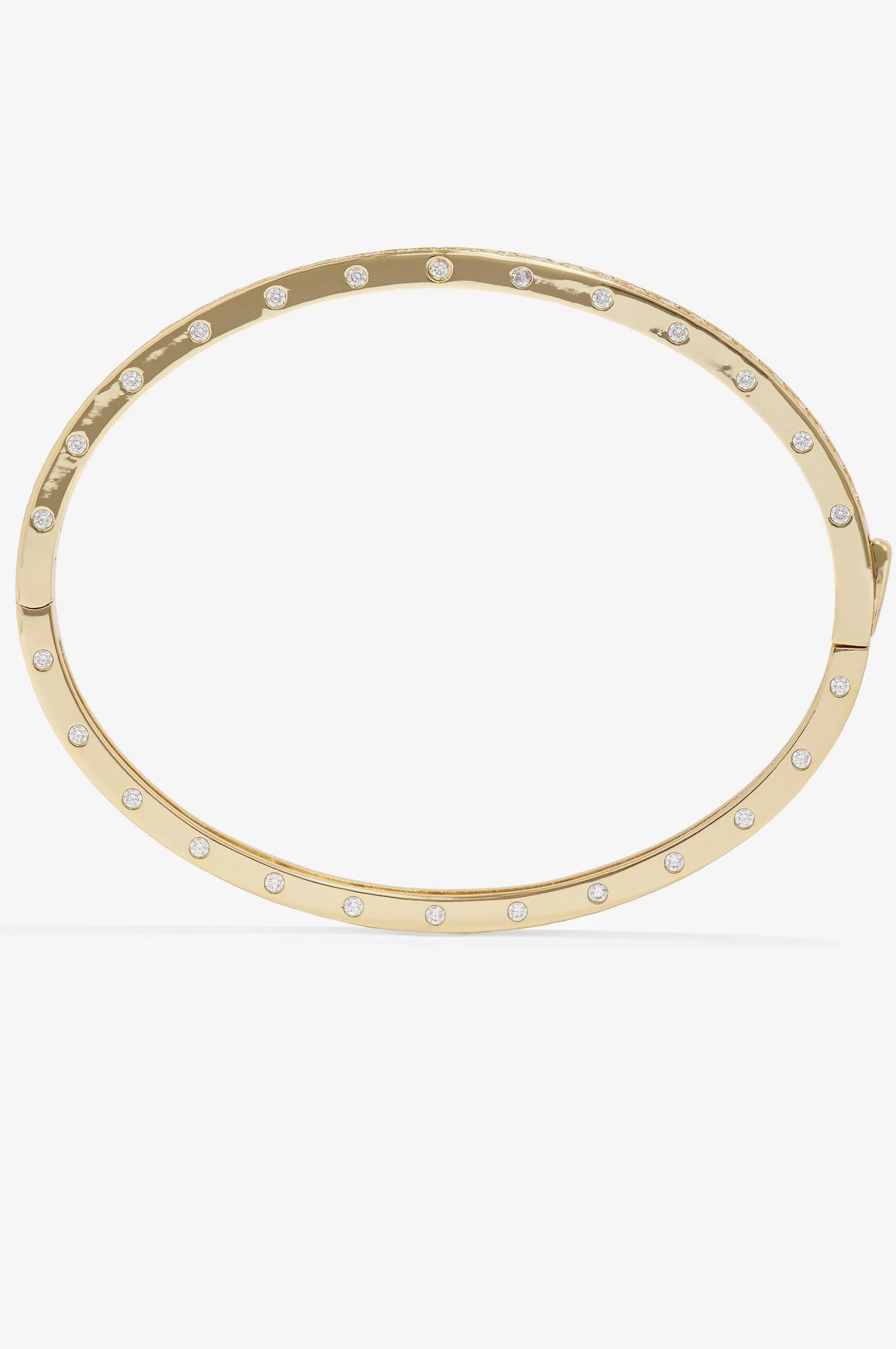 ASHLEY PAVE CUFF 4mm