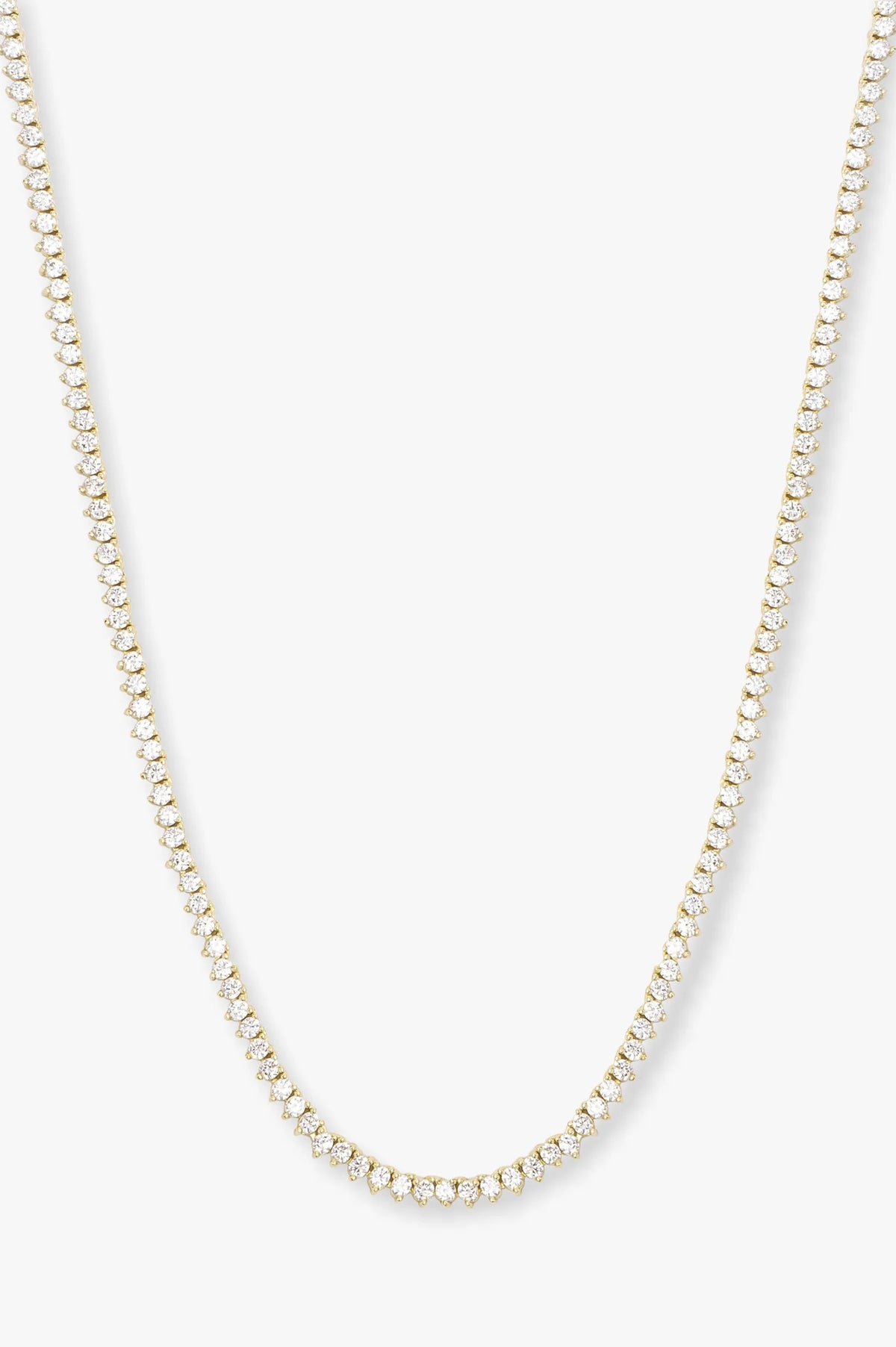 BABY NOT YOUR BASIC TENNIS NECKLACE