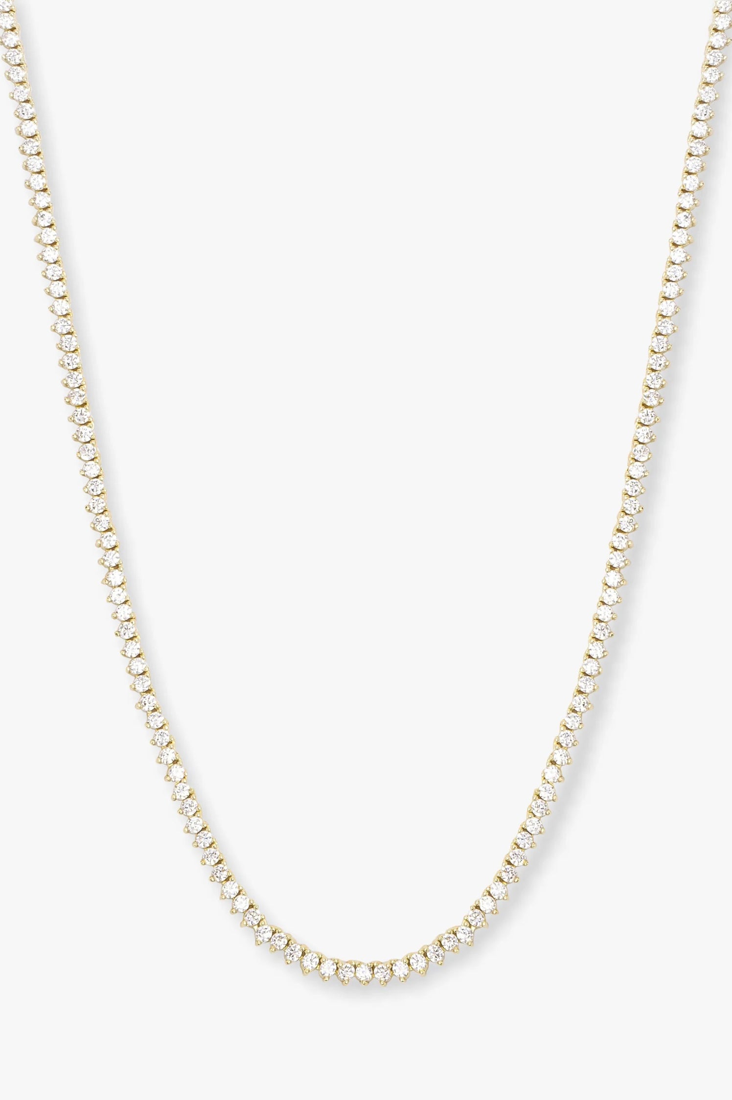 BABY NOT YOUR BASIC TENNIS NECKLACE
