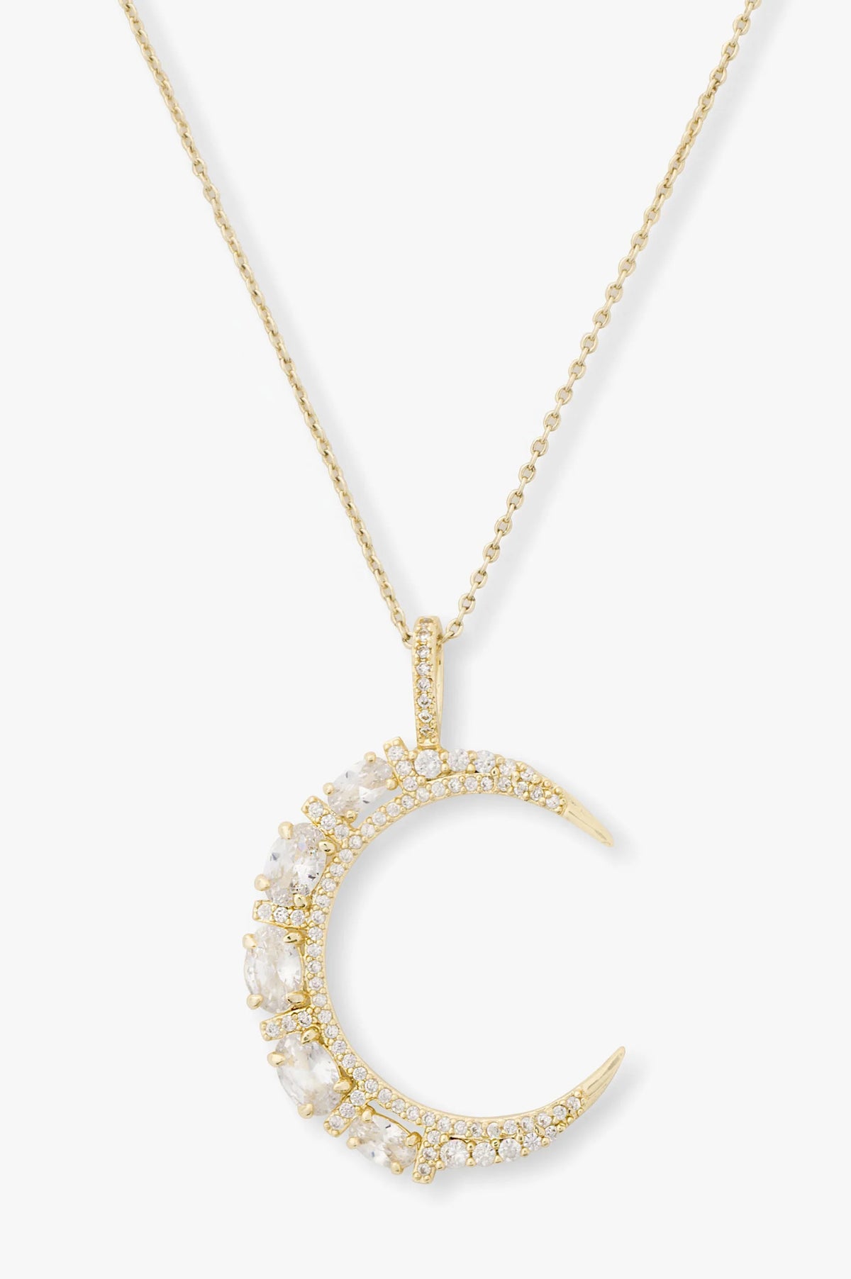 SHE'S AN ICON MOON NECKLACE
